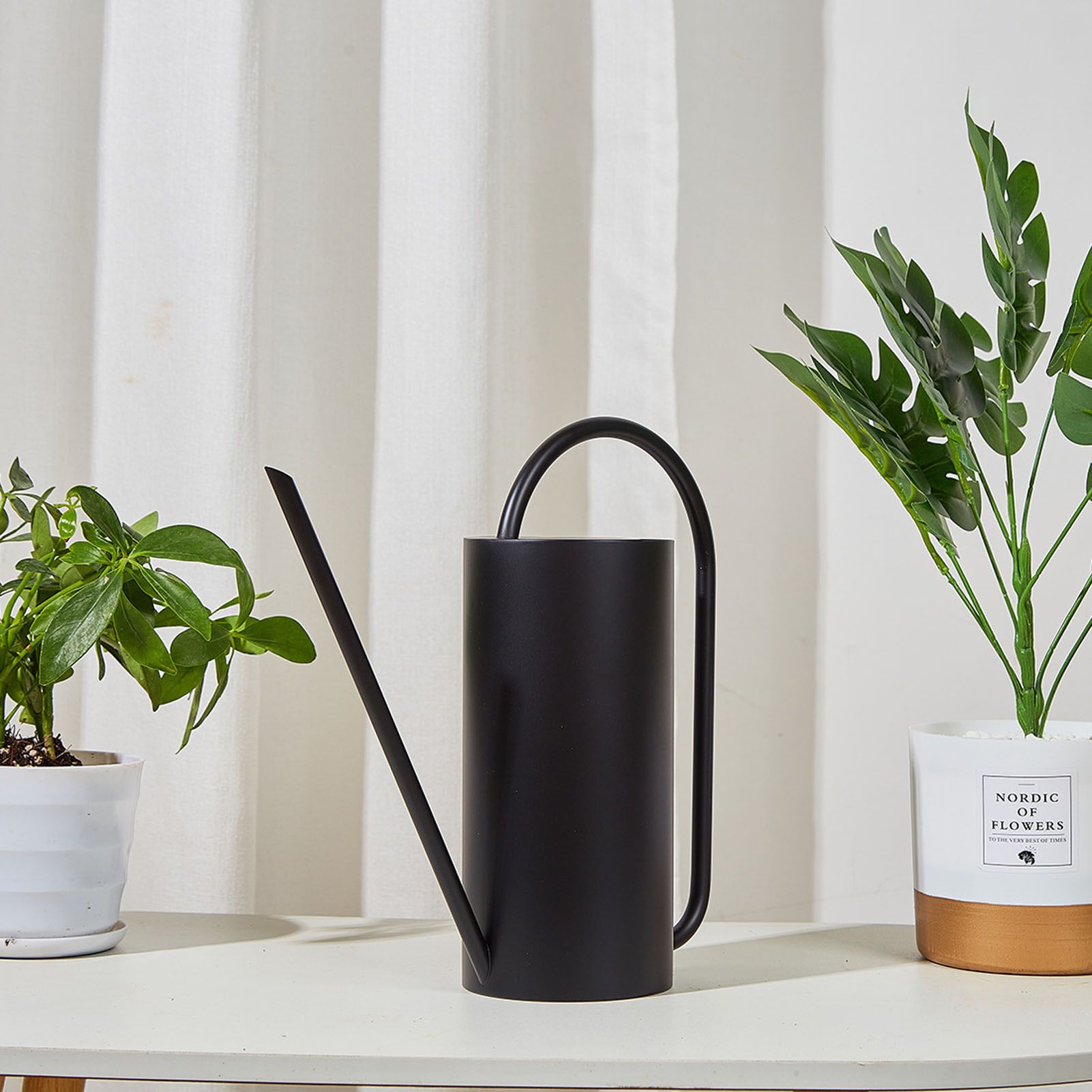 Plants Watering Can Long Spout 1500ml Large Capacity Watering Kettle Stainless view 12