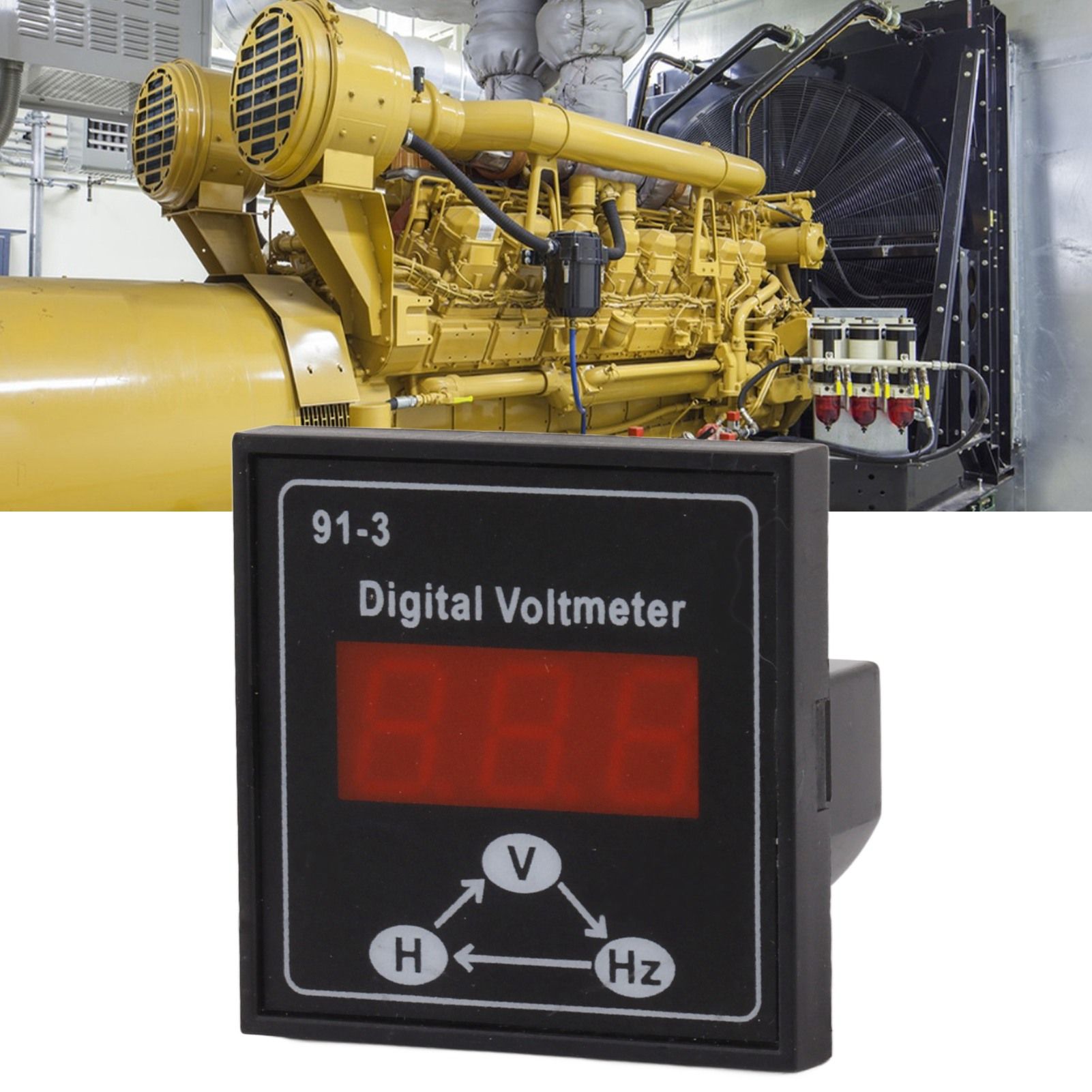 91 3 Digital Voltmeter for Gasoline Diesel Generator Set Accessories 220V 380V view 12