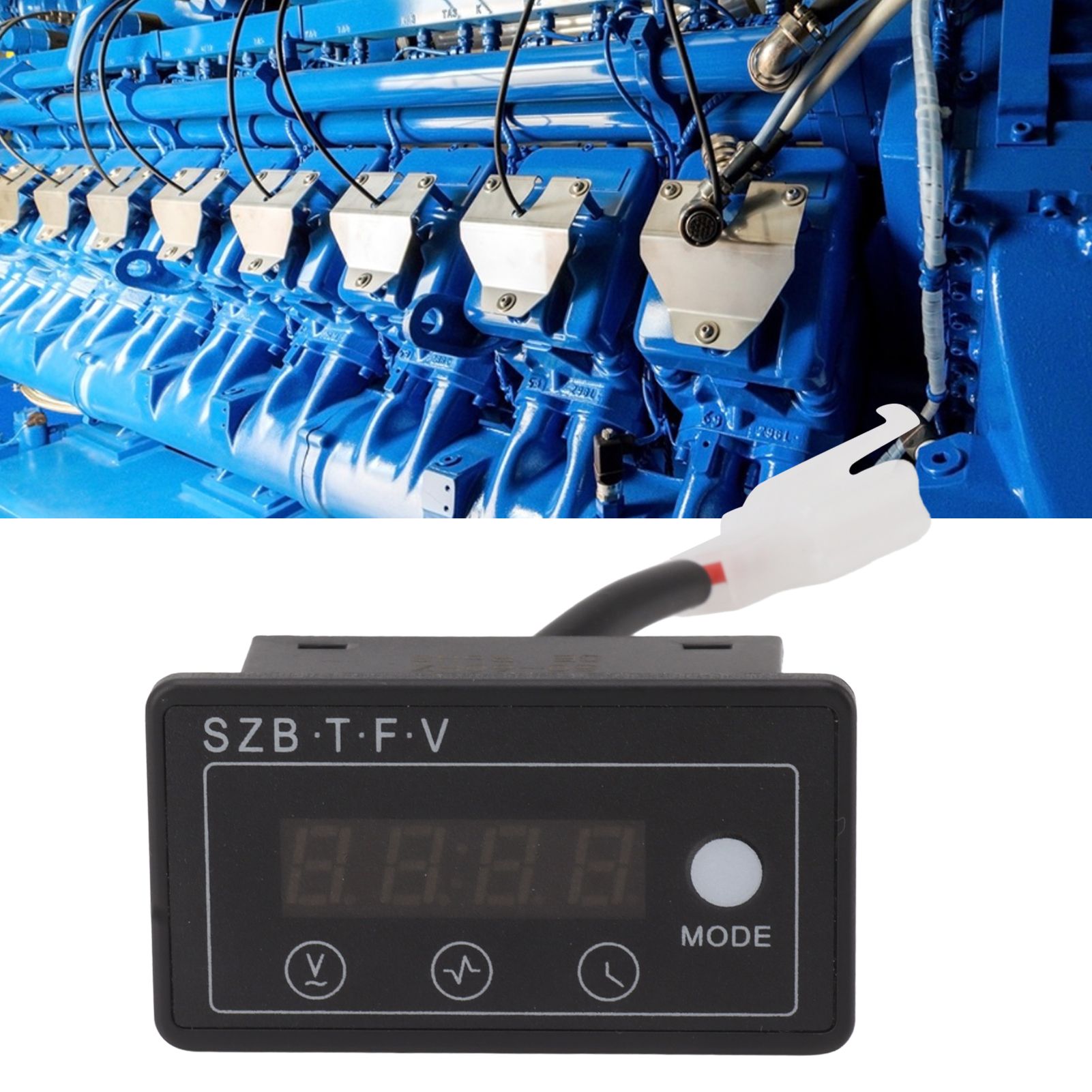 Generator Digital Display Meter Accurate Quick Response Engine Voltage Meter view 10