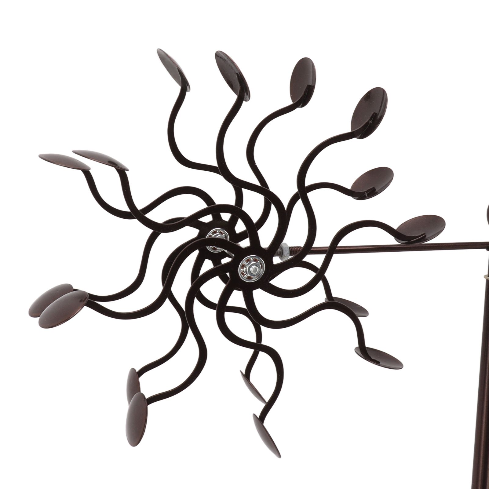 Wind Spinners Iron Hummingbird Metal Windmill Wind Sculpture for Outdoor Lawn view 15