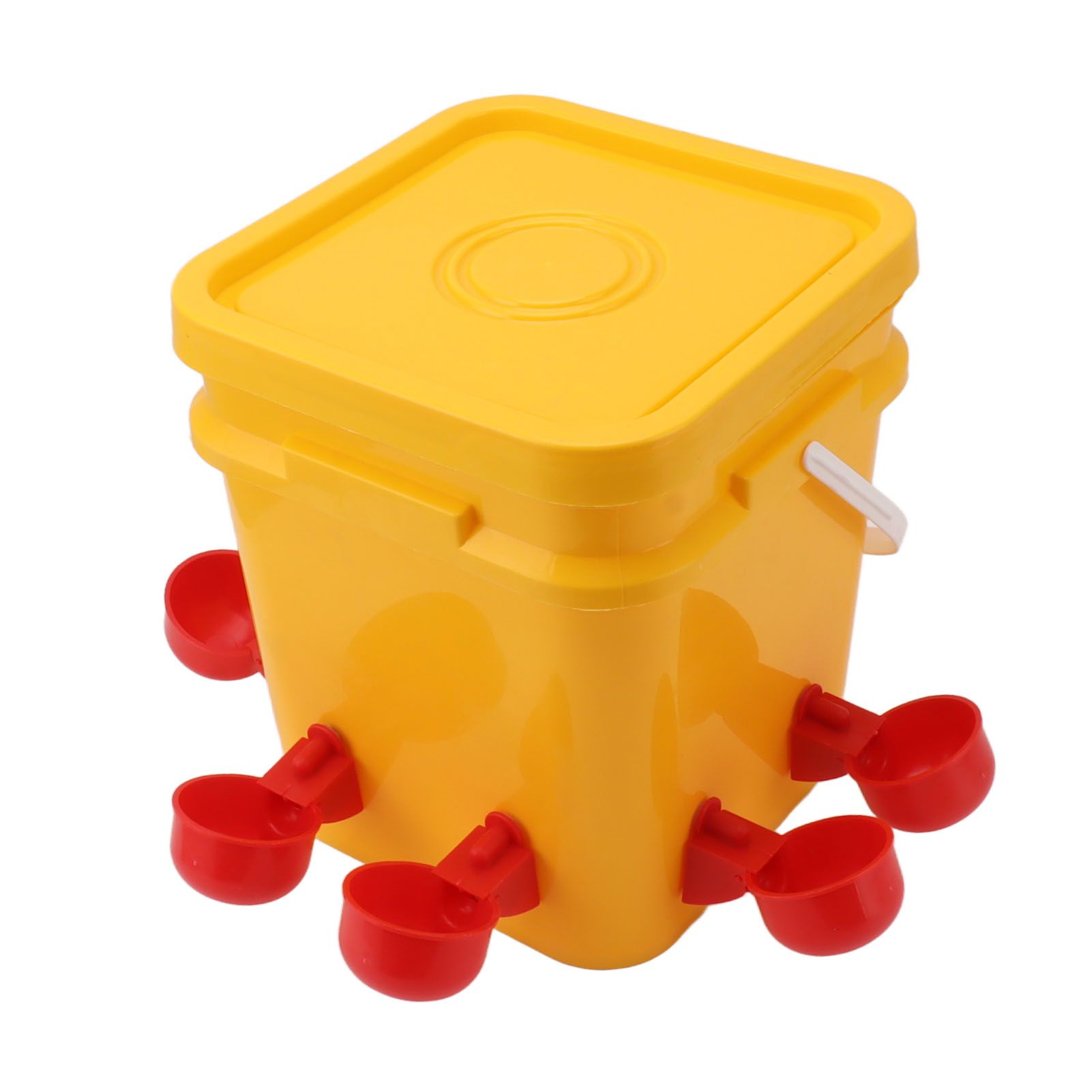 Automatic Chicken Waterer Cup with 12L Handheld Barrel Poultry Drinking view 2