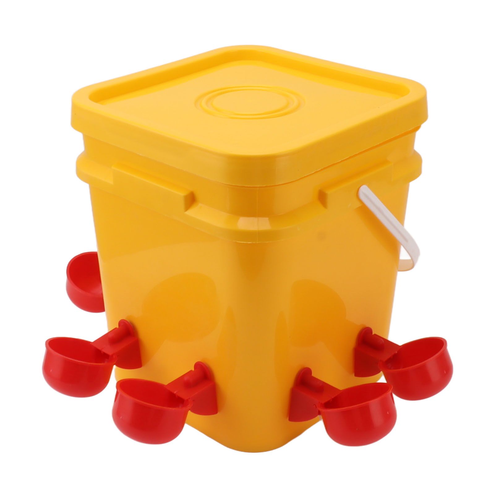 Automatic Chicken Waterer Cup with 12L Handheld Barrel Poultry Drinking view 3