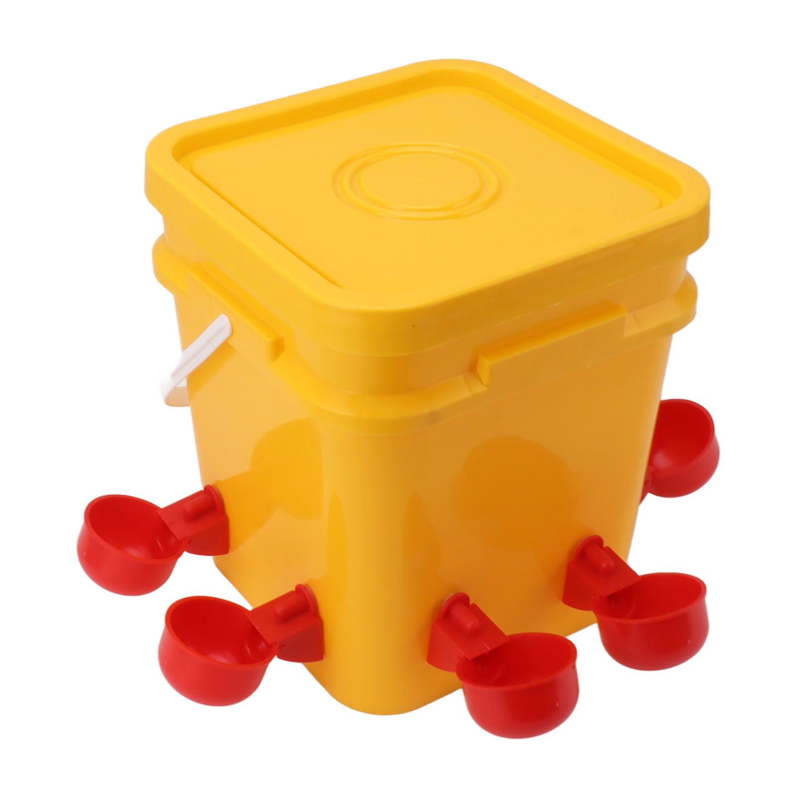 Automatic Chicken Waterer Cup with 12L Handheld Barrel Poultry Drinking view 4