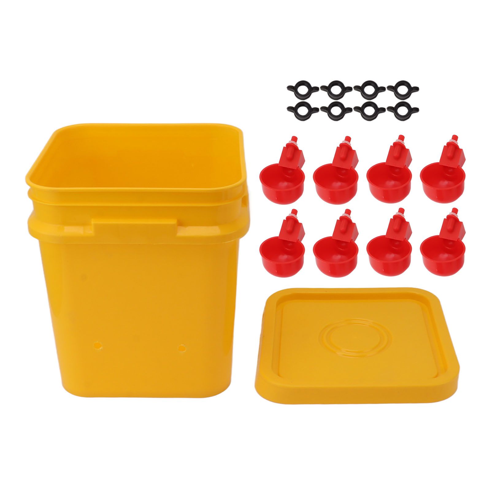 Automatic Chicken Waterer Cup with 12L Handheld Barrel Poultry Drinking view 8