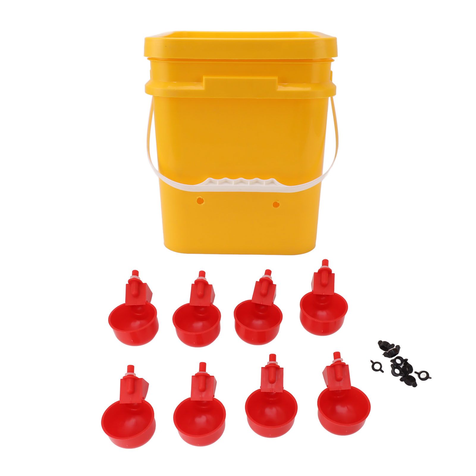 Automatic Chicken Waterer Cup with 12L Handheld Barrel Poultry Drinking view 9