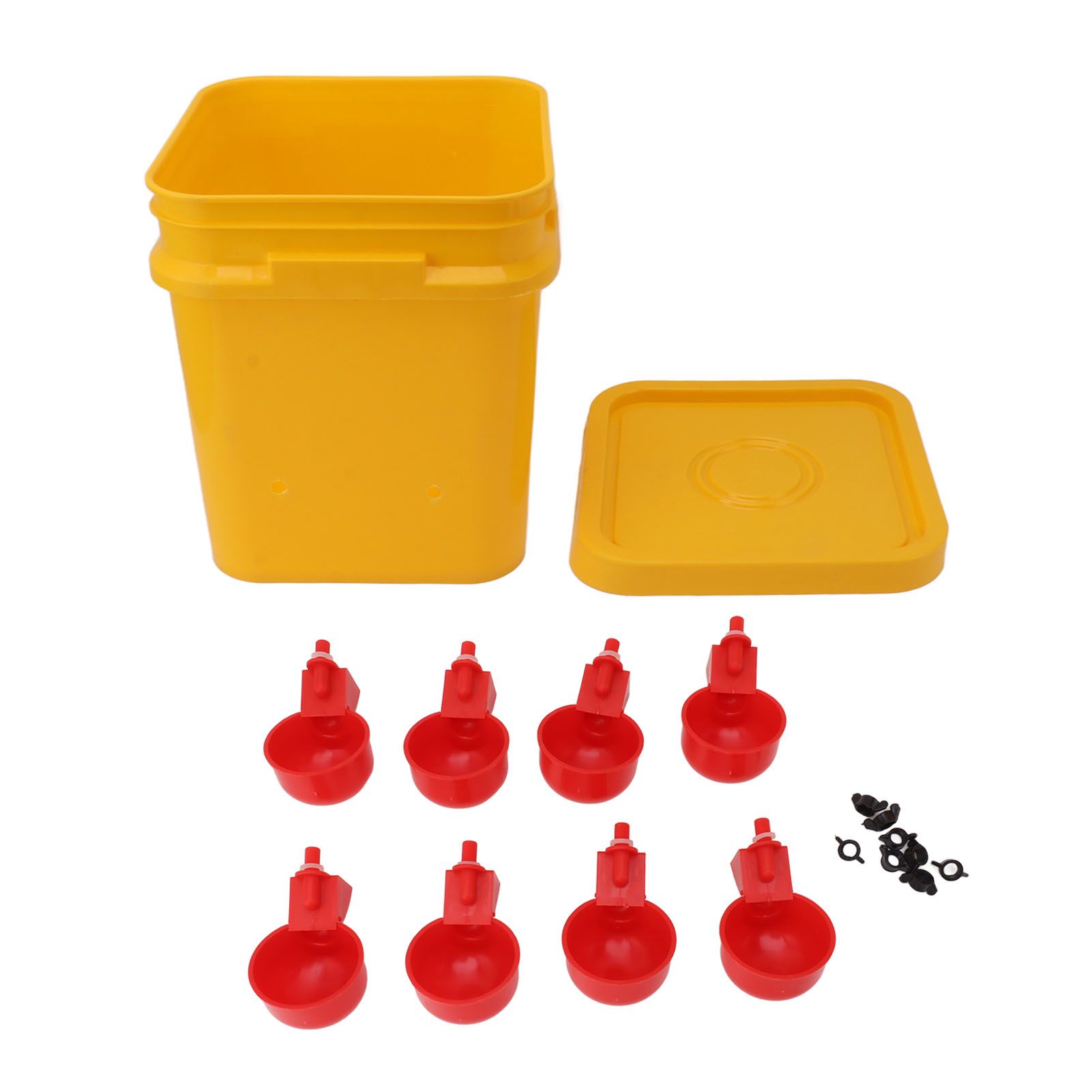 Automatic Chicken Waterer Cup with 12L Handheld Barrel Poultry Drinking view 10
