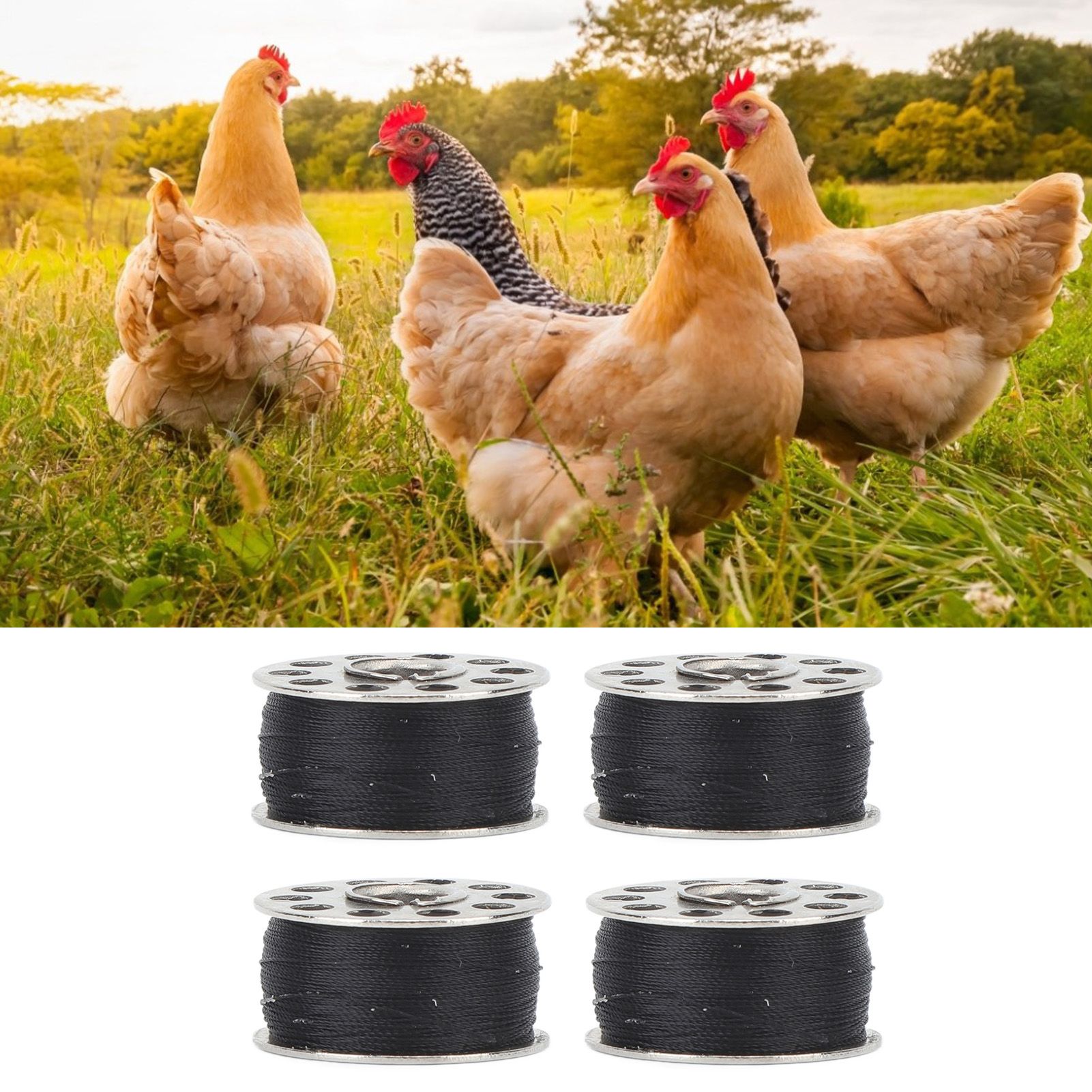 4Pcs Chicken Caponizing Line Artificial Fiber Portable Safe Chicken Capon Tool view 12