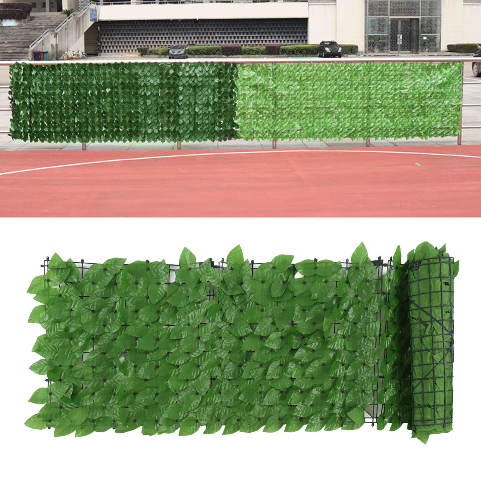 Faux Leaf Hedge Simulation Prevent Leaves Falling Off Decorative Artificial view 11