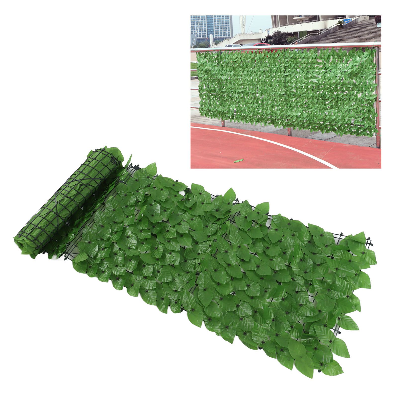 Faux Leaf Hedge Simulation Prevent Leaves Falling Off Decorative Artificial view 12