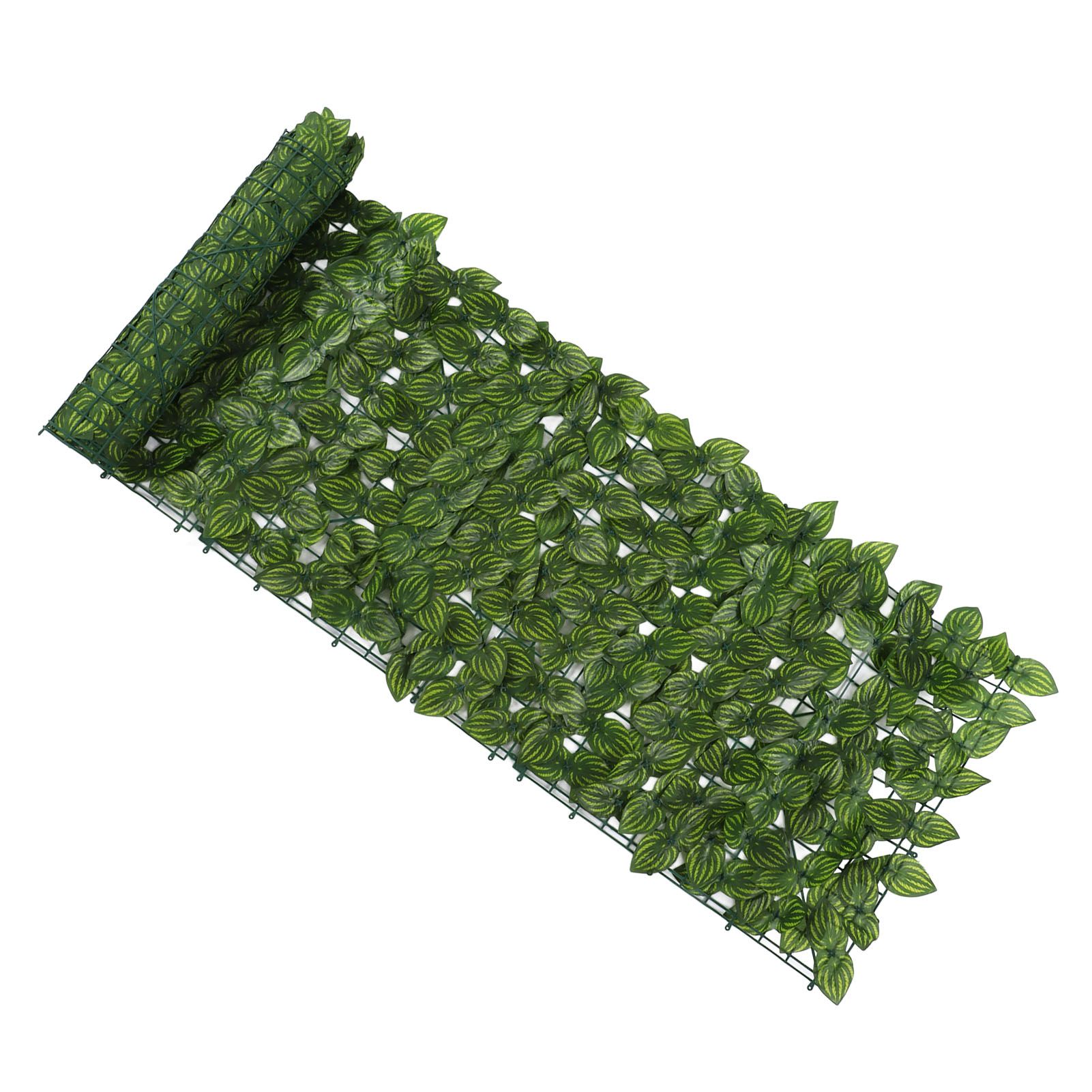 Faux Leaf Hedge Simulation Prevent Leaves Falling Off Decorative Artificial view 2