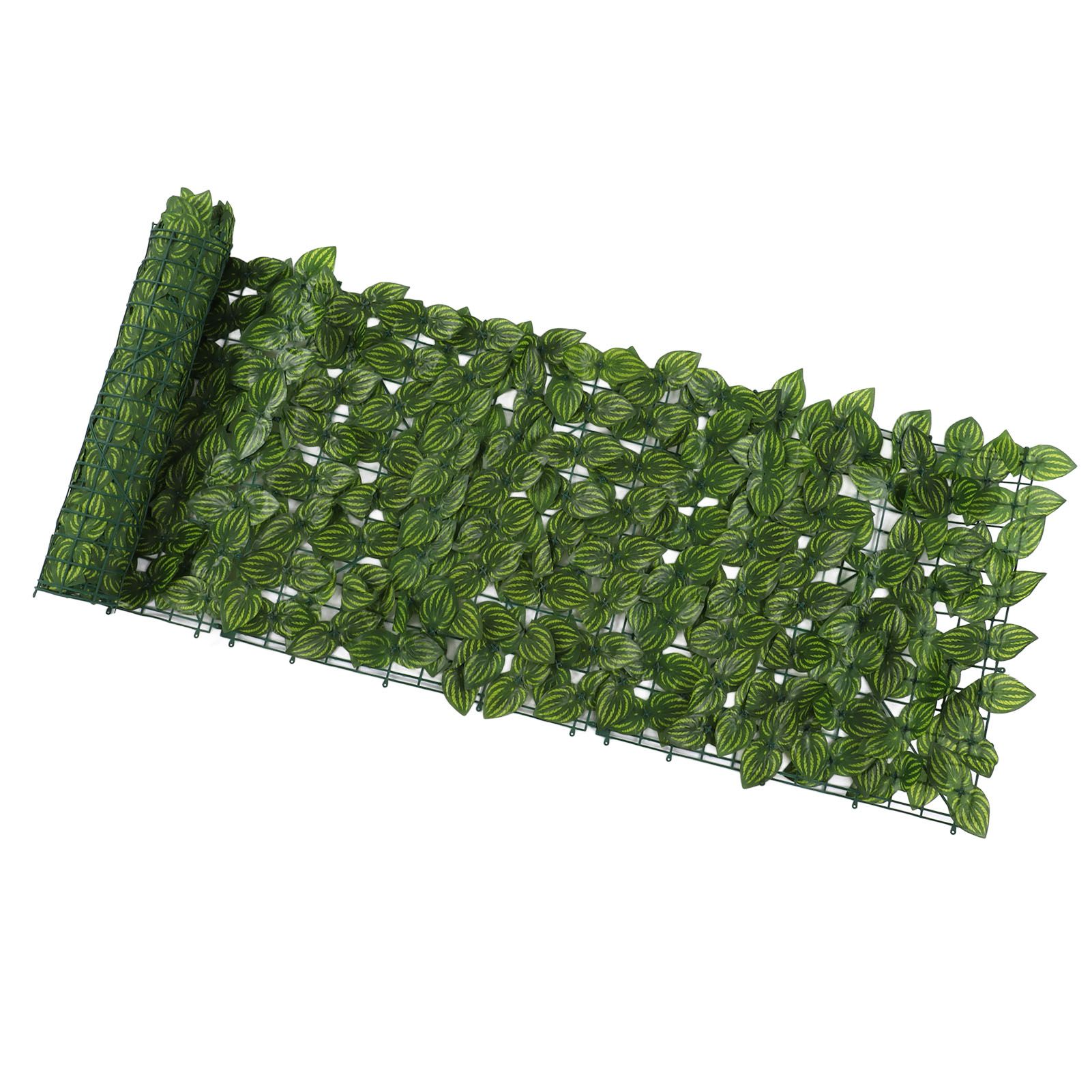 Faux Leaf Hedge Simulation Prevent Leaves Falling Off Decorative Artificial view 3