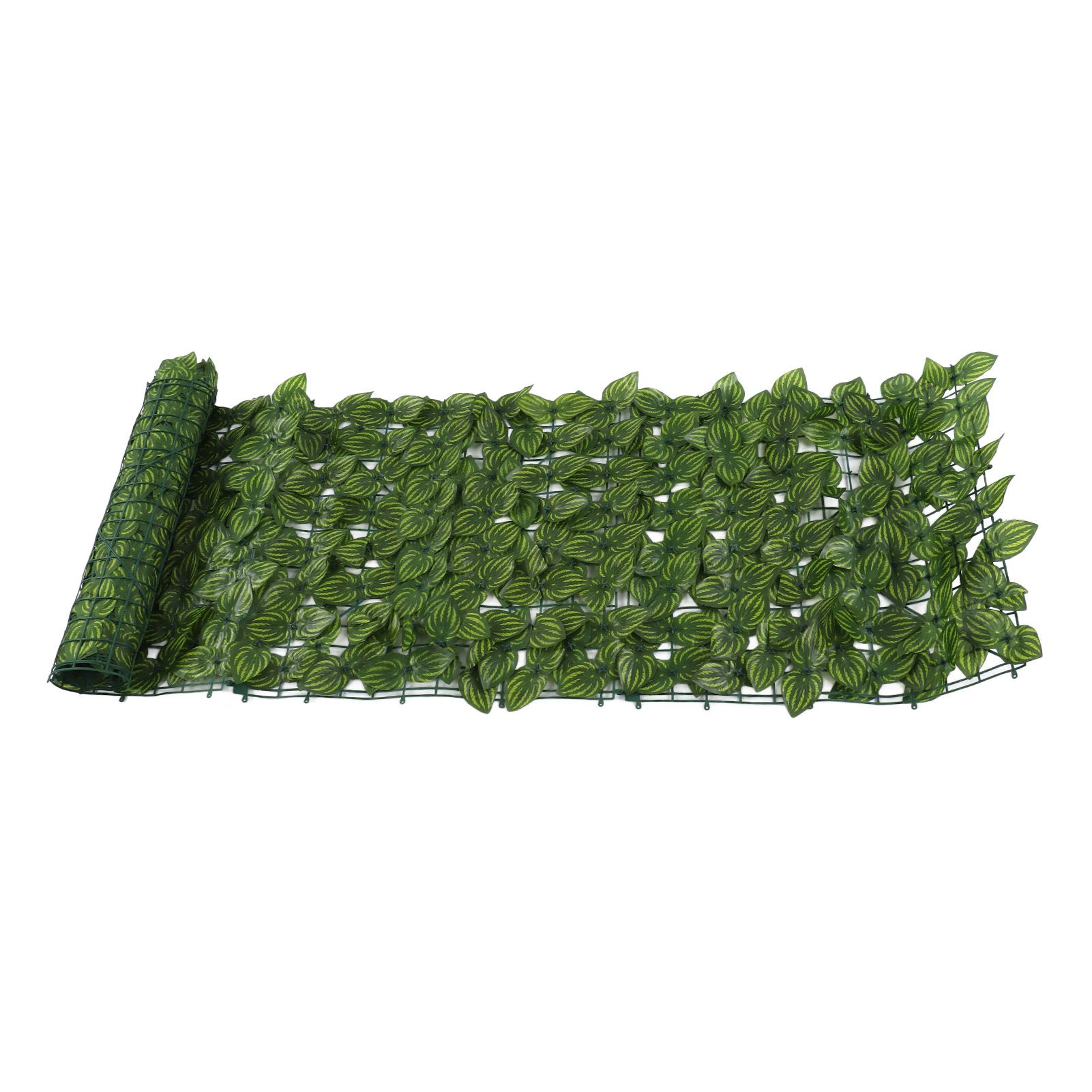 Faux Leaf Hedge Simulation Prevent Leaves Falling Off Decorative Artificial view 7