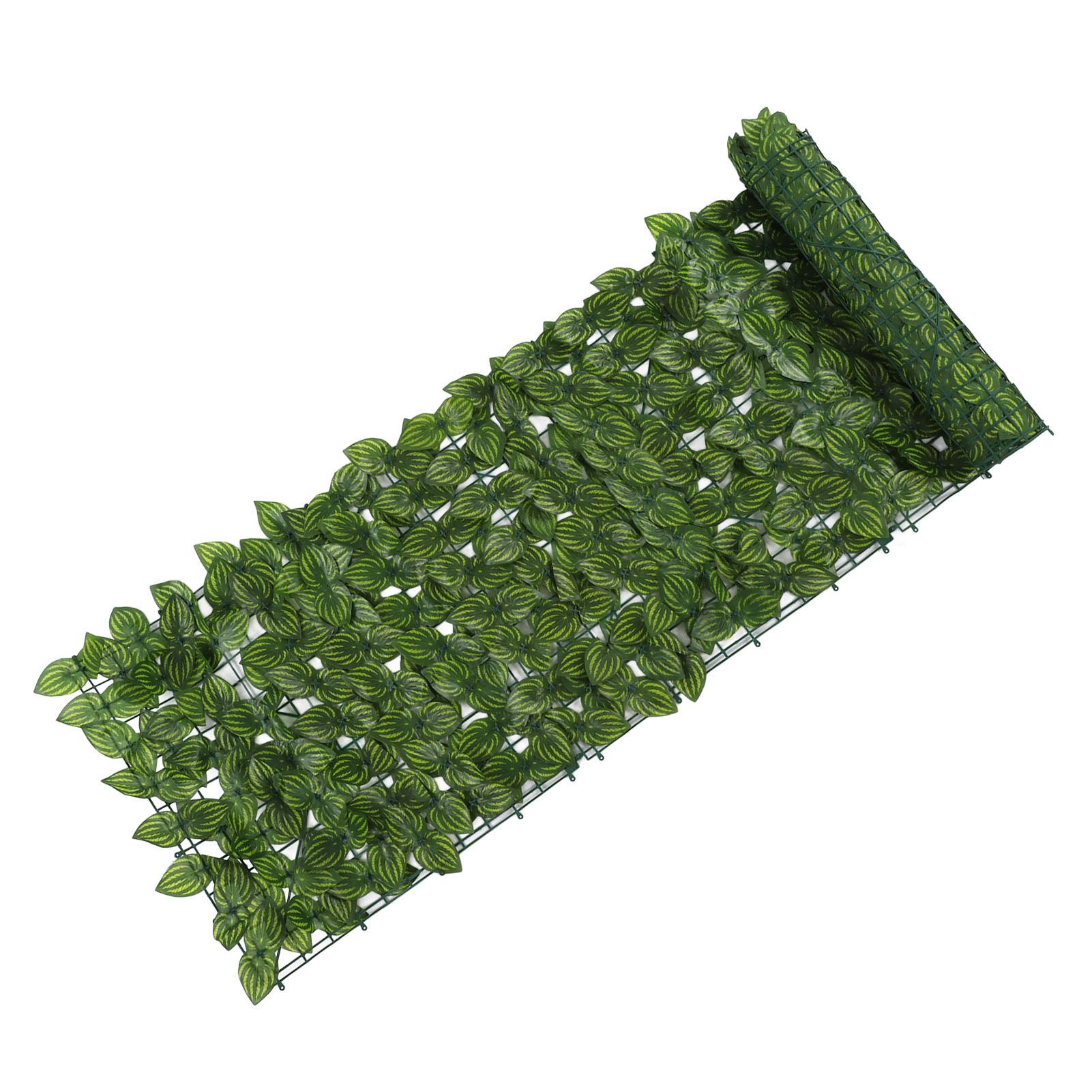 Faux Leaf Hedge Simulation Prevent Leaves Falling Off Decorative Artificial view 8