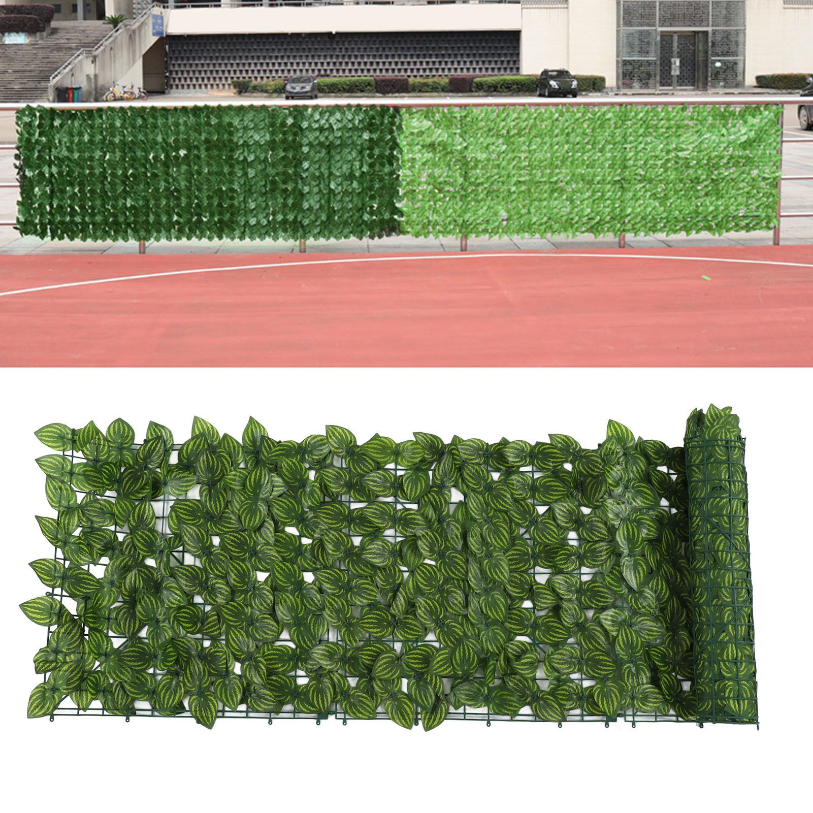Faux Leaf Hedge Simulation Prevent Leaves Falling Off Decorative Artificial view 12
