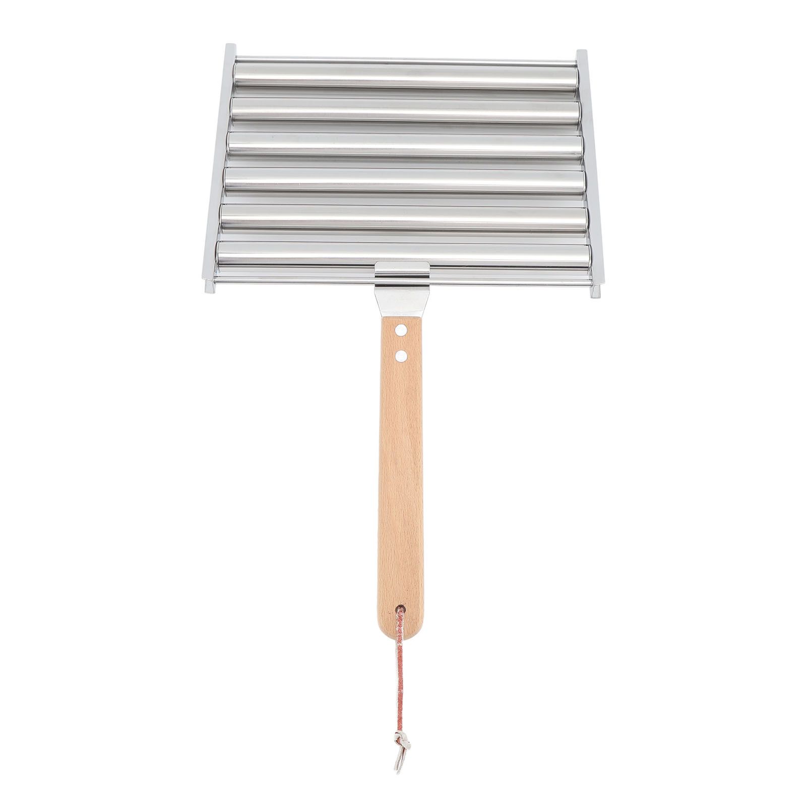 Detachable Stainless Steel Hot Dog Sausage Roller Rack Steamer With Extra Long view 2