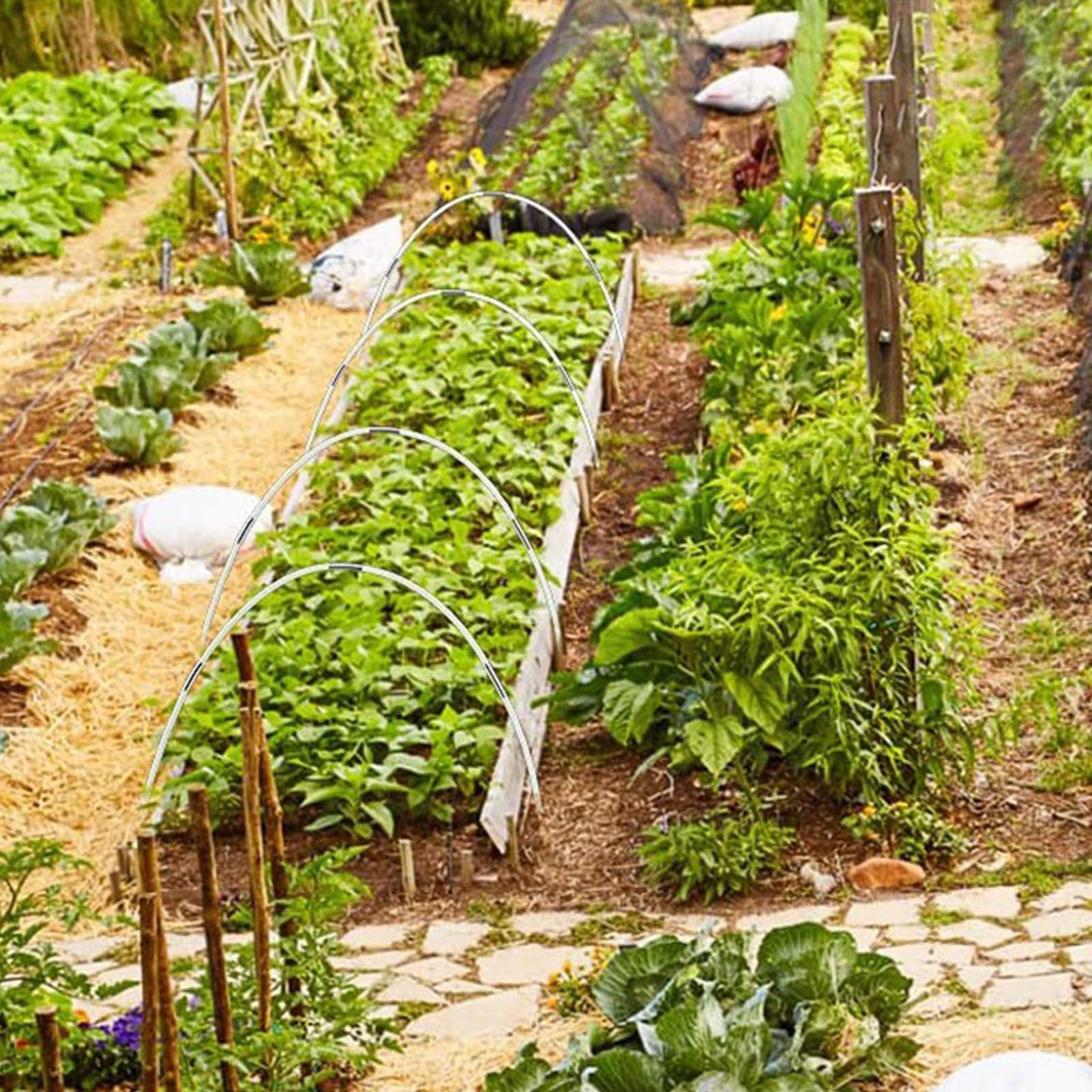 Greenhouse Hoops Grow Tunnel Insect Repellent Animal Protection Plant Shade view 12