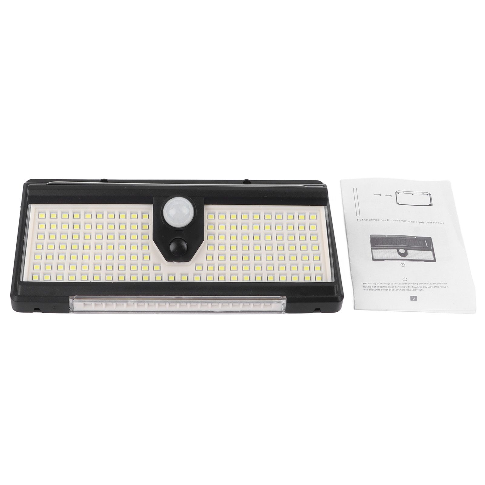 Solar Sensor Wall Light 3 Lighting Modes Human Body Induction Waterproof Solar