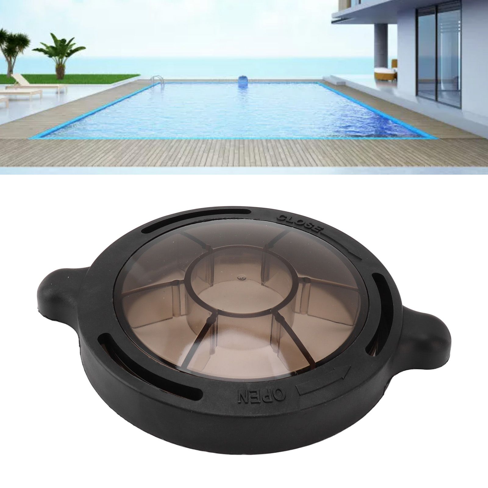Pool Pump Lid PVC Durable Transparent Sealed Pool Pump Basket Cover for view 12