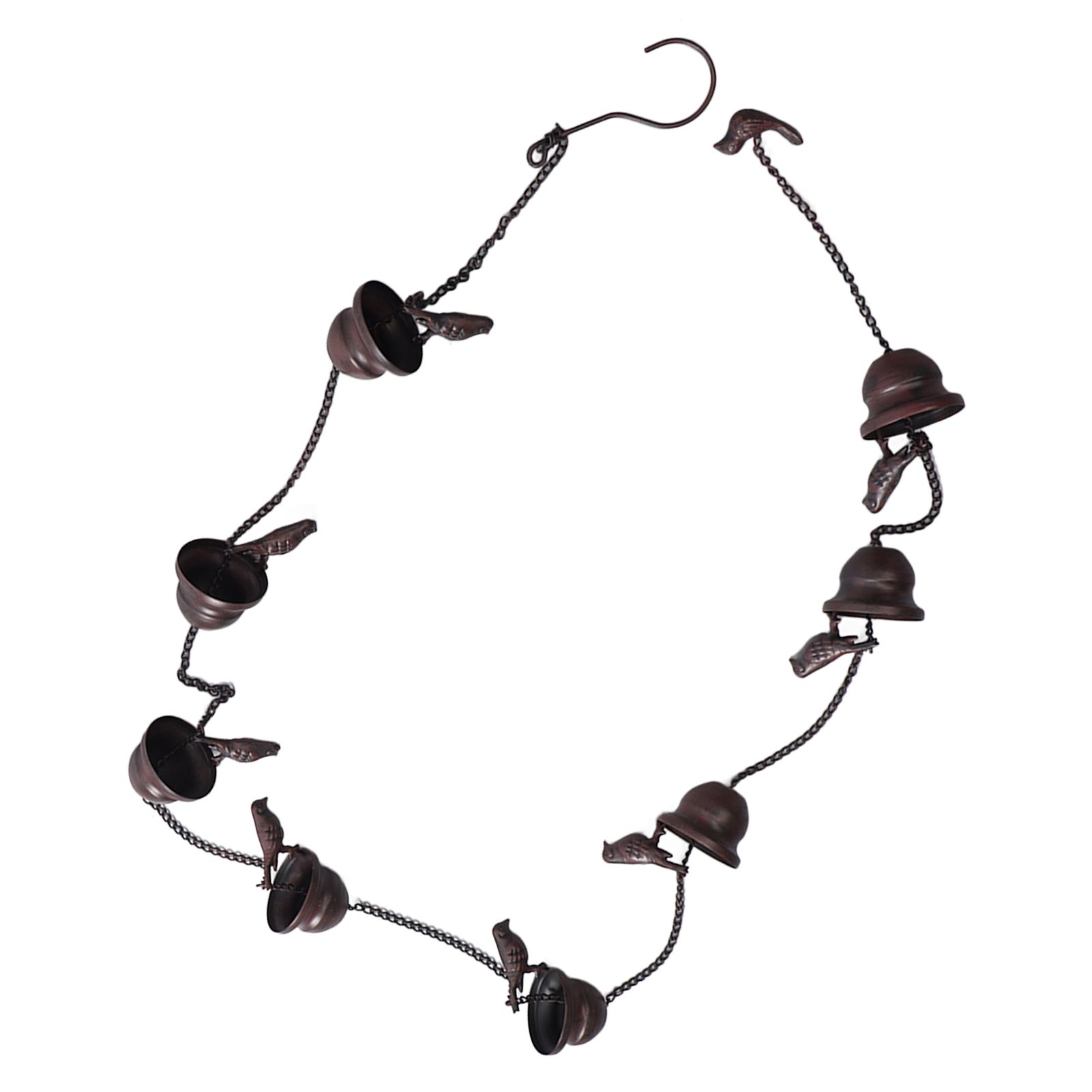 Rain Chain Outdoor Mobile Birds Cup Rain Chain Decorative Replacement for view 9