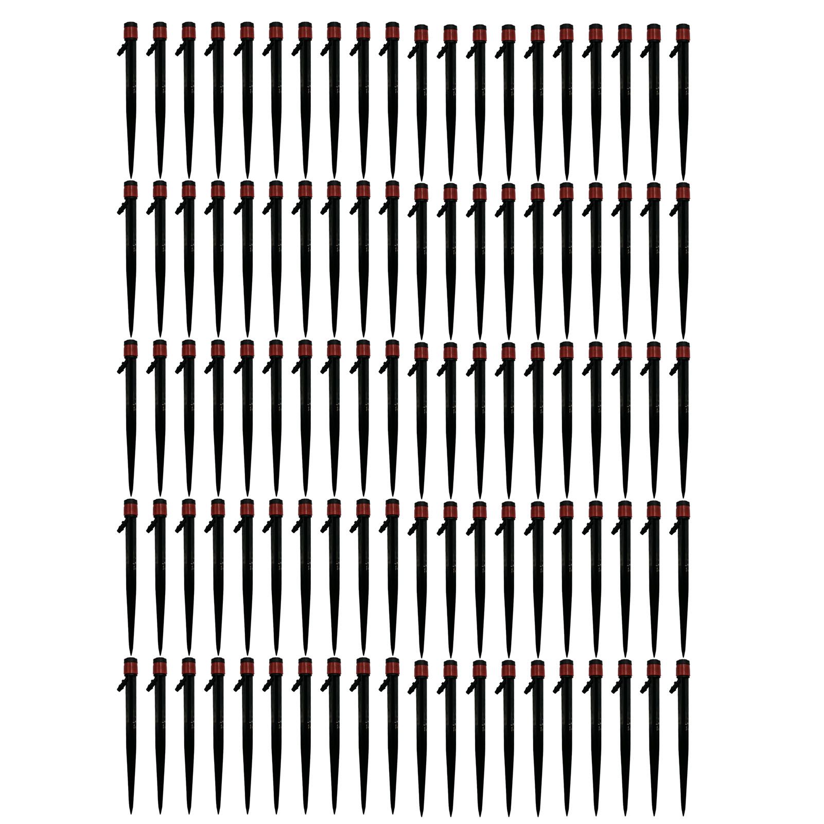 100pcs Drip Emitters 360 Degree Adjustable Water Flow Drippers Sprayer for — image 1