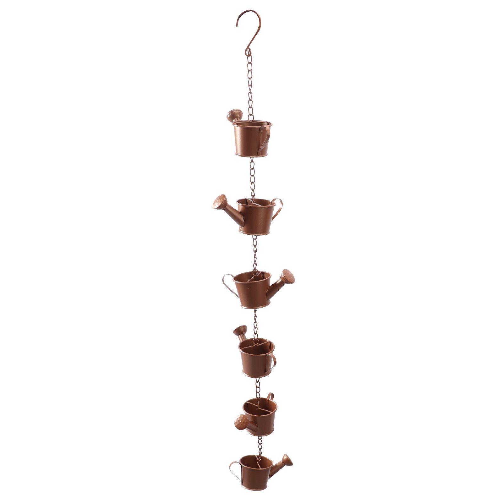 Kettle Rain Chain Elegant Stable Metal Hanging Kettle Rain Chain for Garden view 2