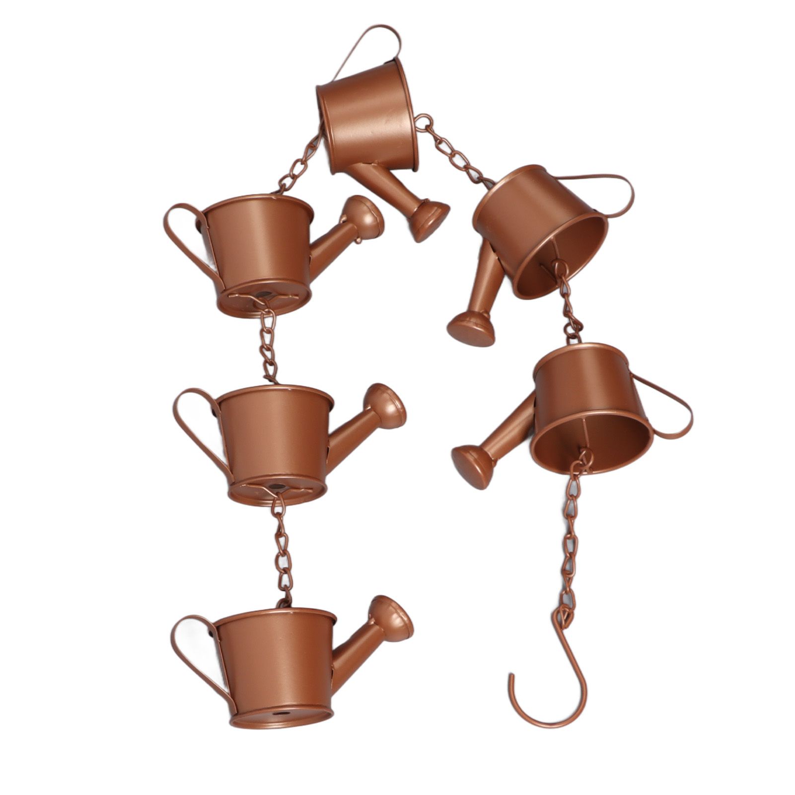 Kettle Rain Chain Elegant Stable Metal Hanging Kettle Rain Chain for Garden view 5