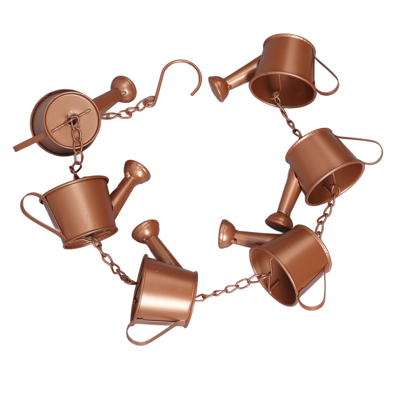 Kettle Rain Chain Elegant Stable Metal Hanging Kettle Rain Chain for Garden view 7
