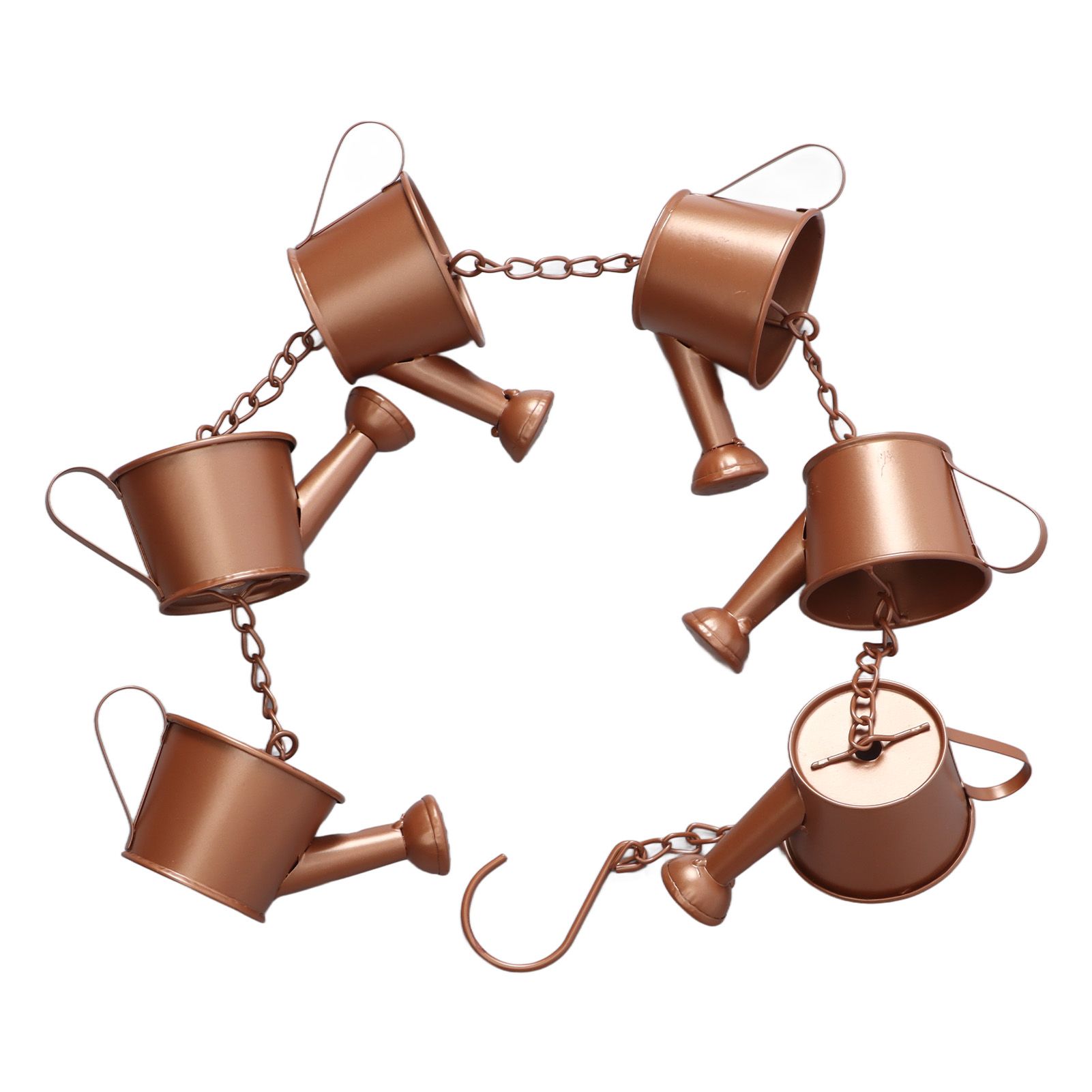 Kettle Rain Chain Elegant Stable Metal Hanging Kettle Rain Chain for Garden view 8