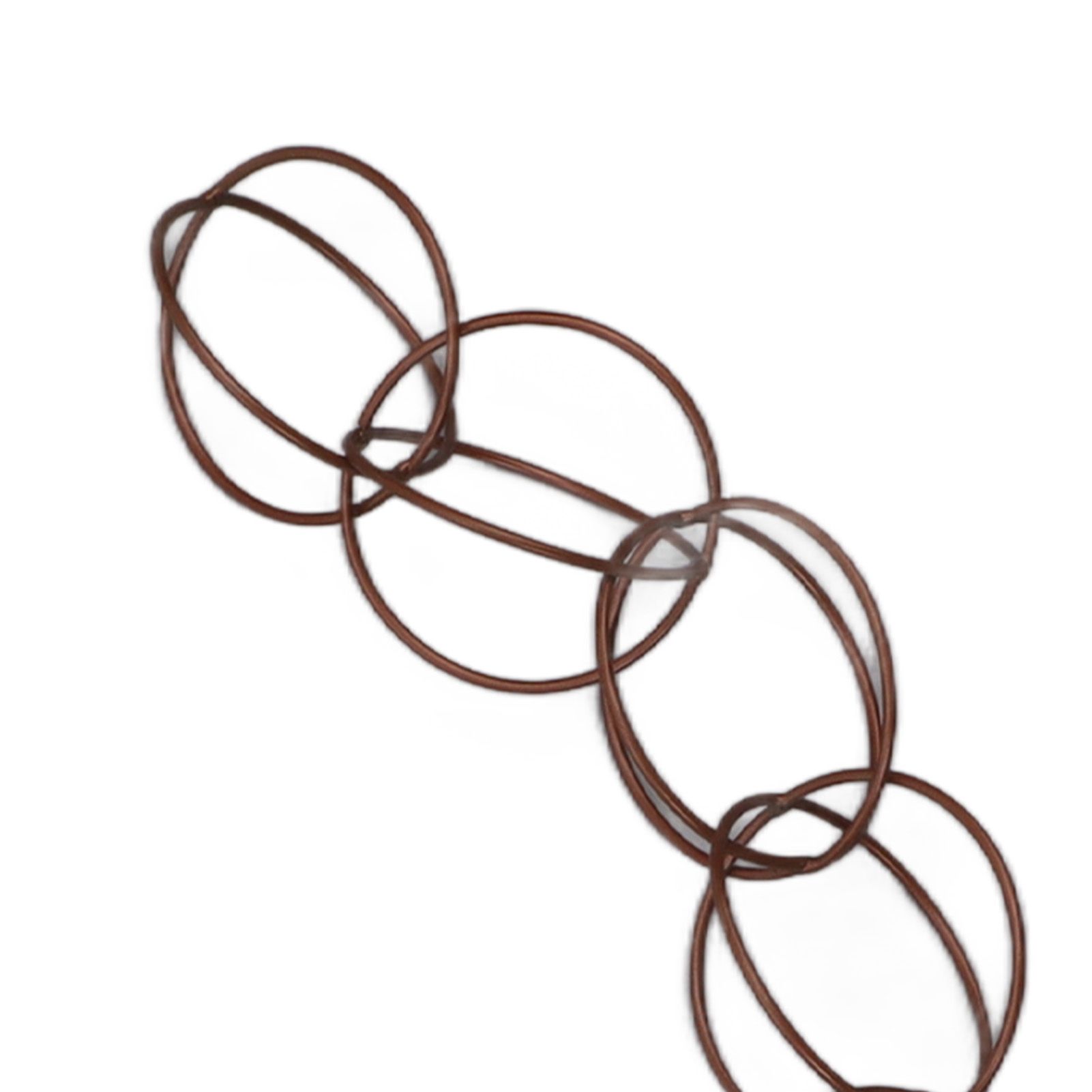 Metal Rain Chain Drainage Function Decorative Ring Wind Chime with Hook for view 13