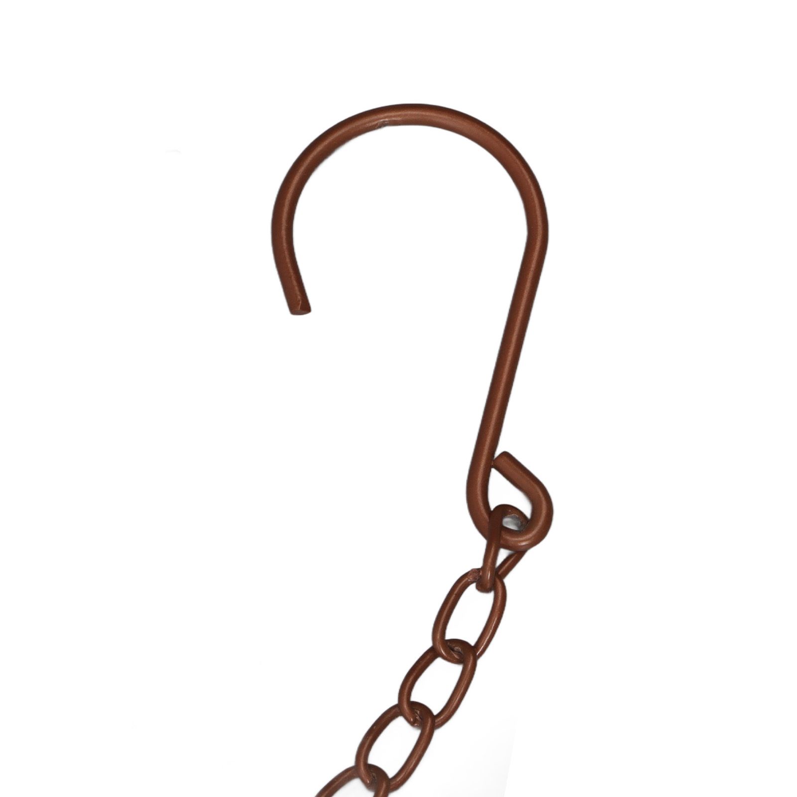 Metal Rain Chain Drainage Function Decorative Ring Wind Chime with Hook for view 15
