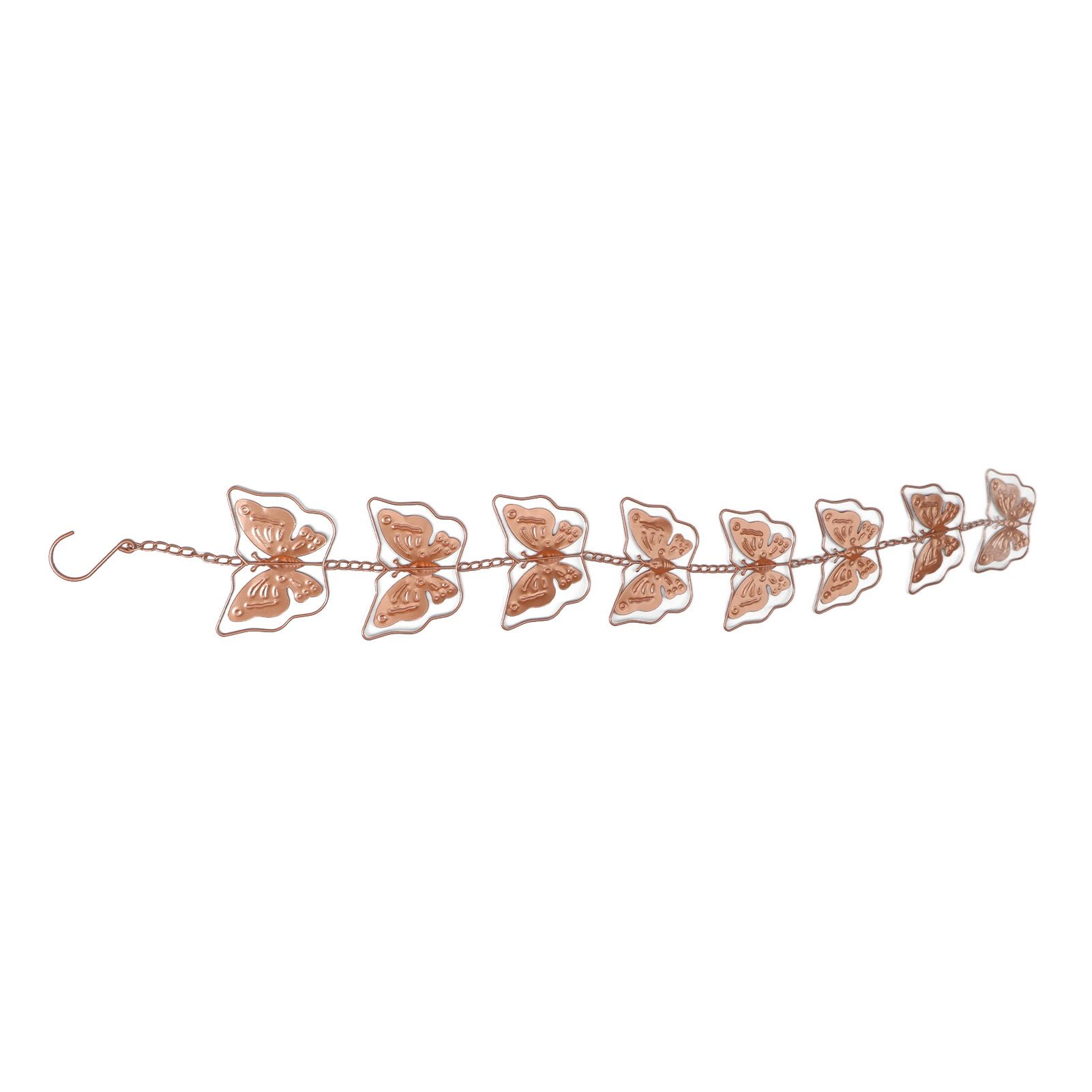 Butterfly Rain Chain Metal Outdoor Decorative Downspout Hanging Drainage Rain view 6