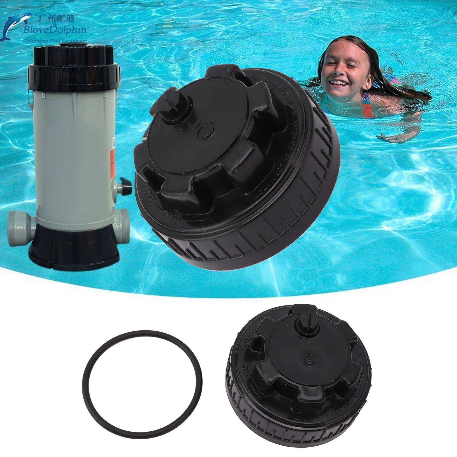 Chlorinator Cover Replacement Plastic Lid Easy Installation Tight Sealing view 12