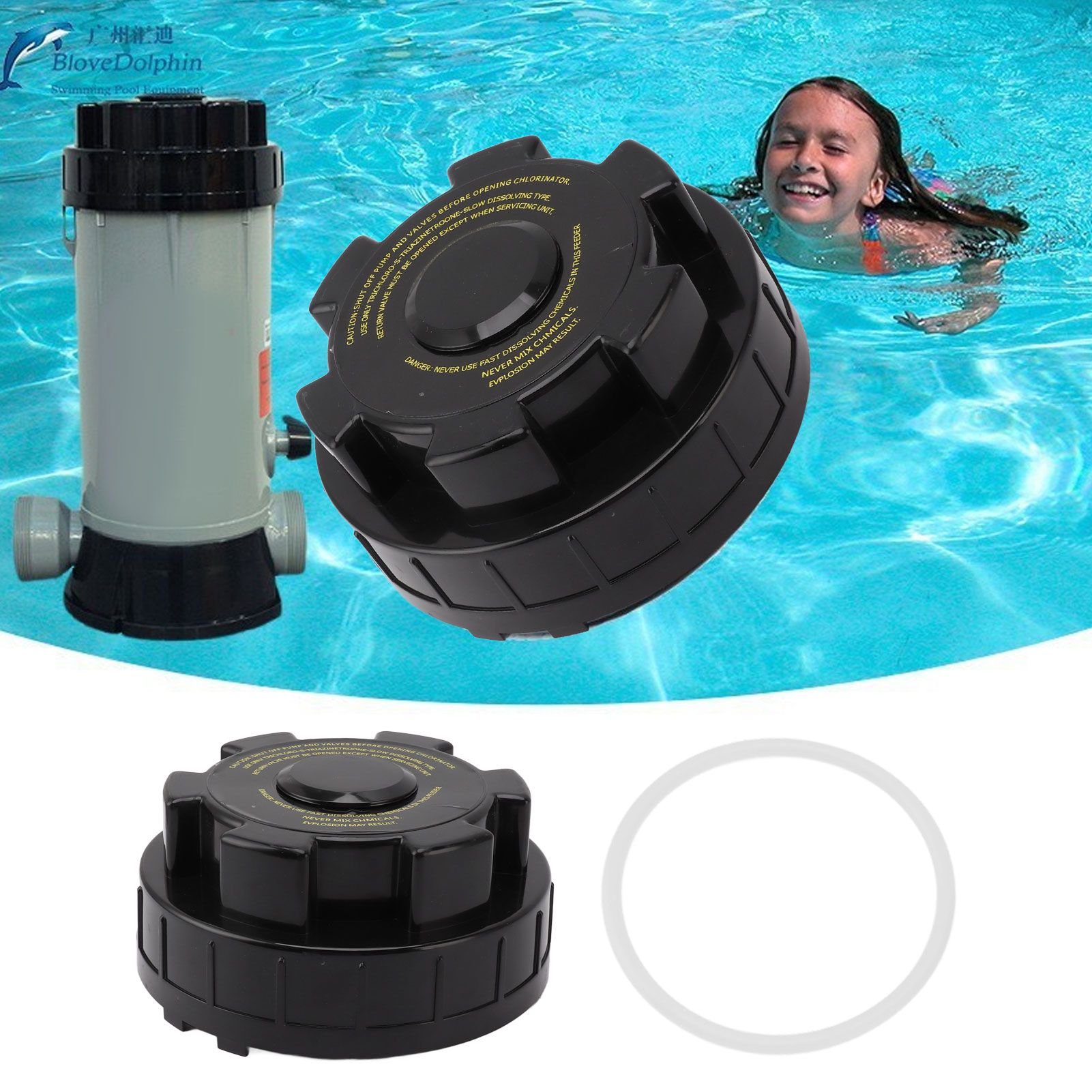 Chlorinator Cover with O Ring Gasket Compatible for Hayward CL220 Chlorinator view 12