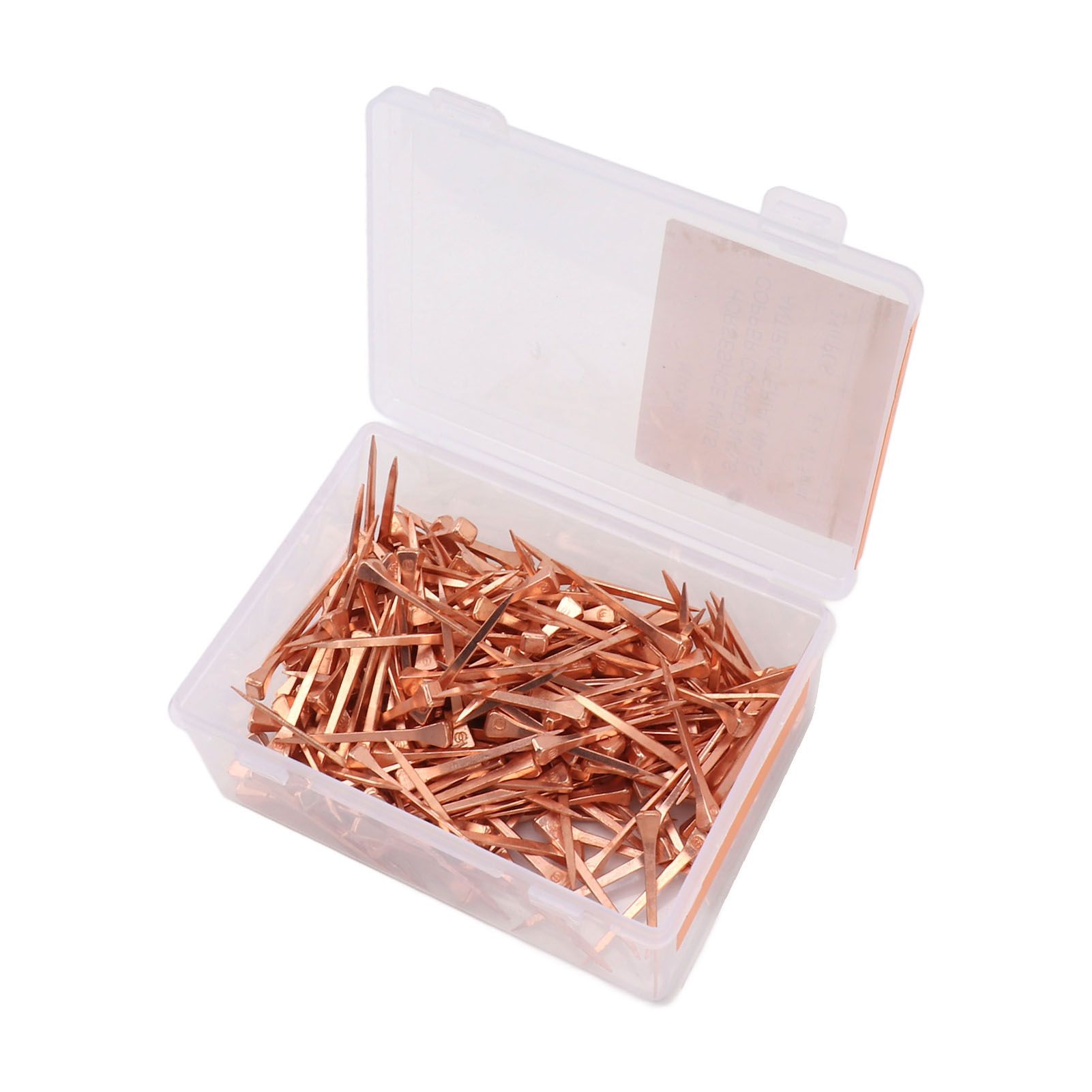 250Pcs Horseshoe Nails Copper Plated Rustproof Equestrian Riding Equipment Pet view 10