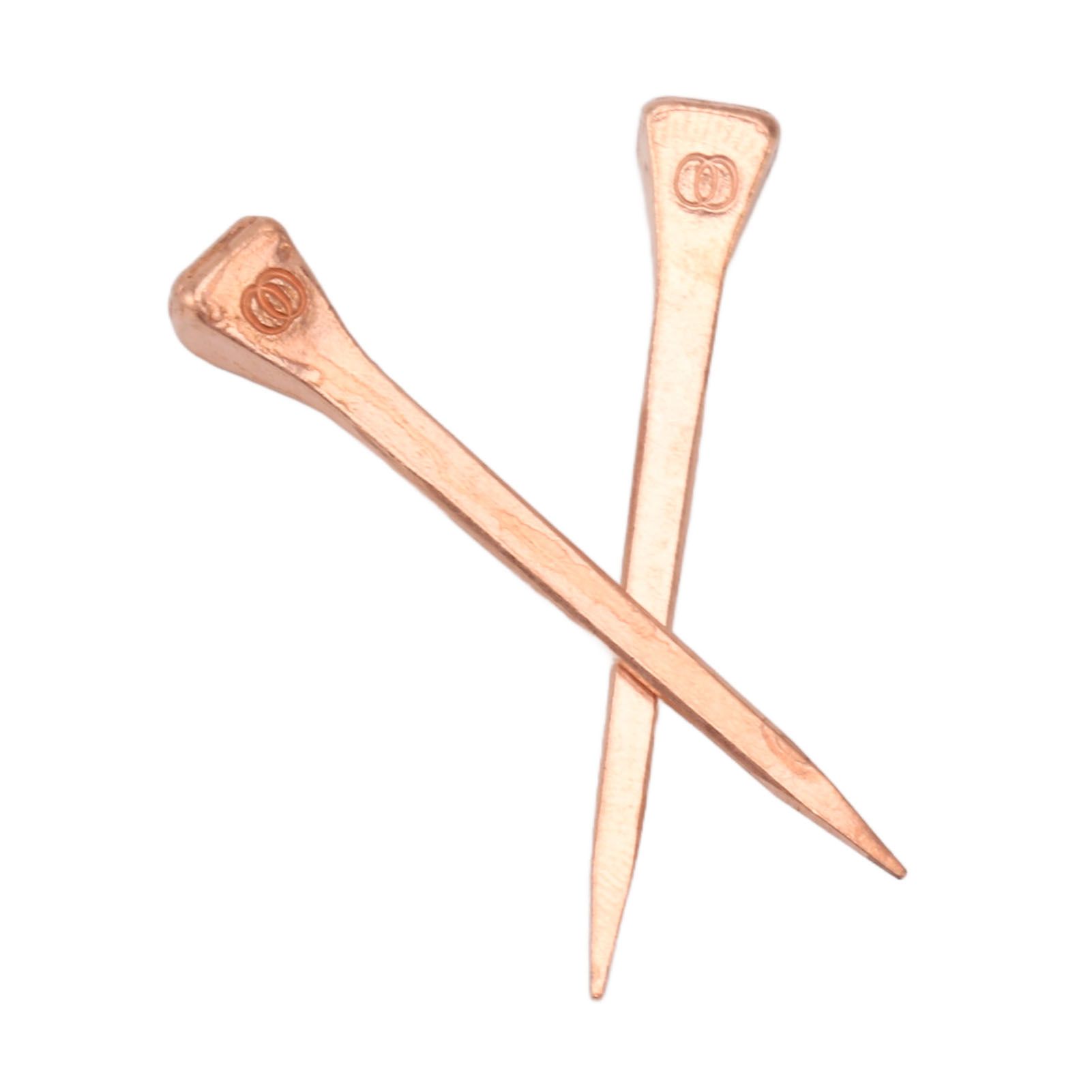250Pcs Horseshoe Nails Copper Plated Rustproof Equestrian Riding Equipment Pet view 15