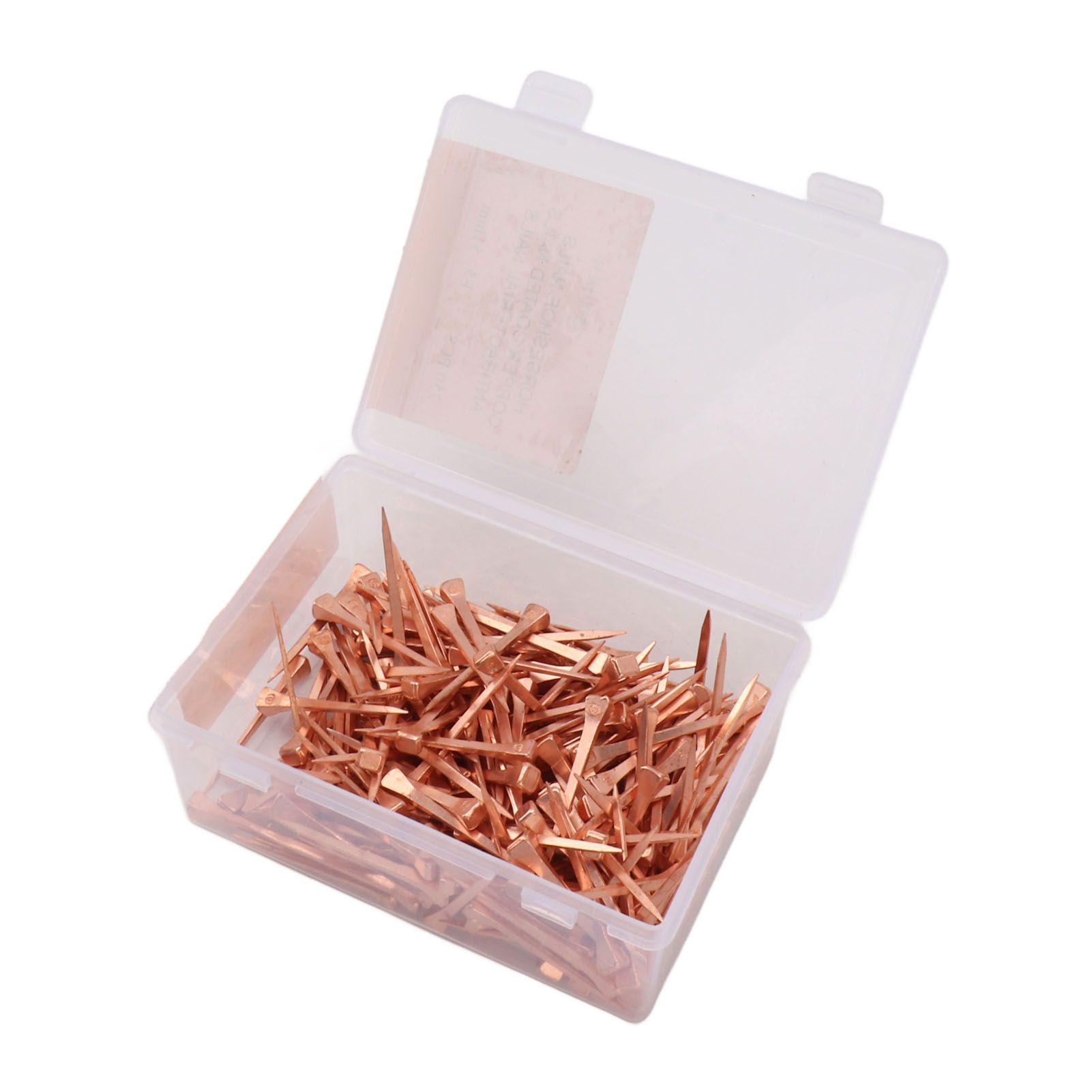 250Pcs Horseshoe Nails Copper Plated Rustproof Equestrian Riding Equipment Pet view 5