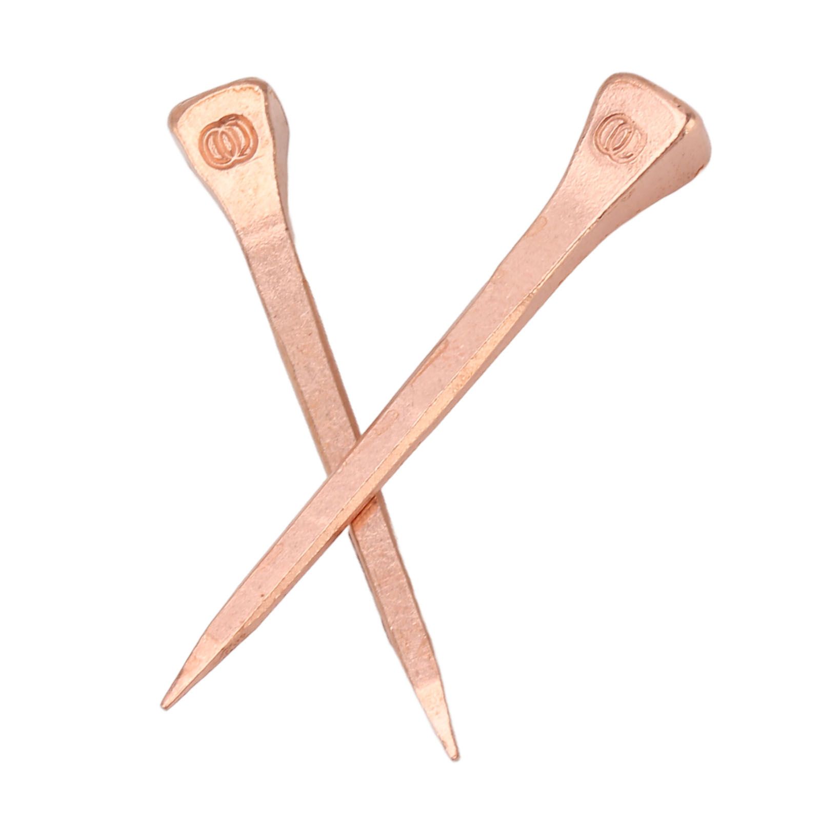 250Pcs Horseshoe Nails Copper Plated Rustproof Equestrian Riding Equipment Pet view 15