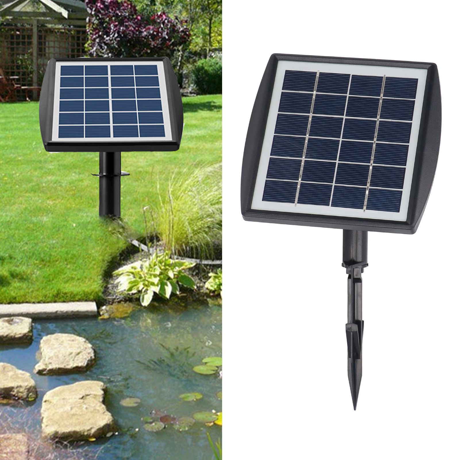 Solar Aquarium Air Pump Oxygenator Solar Powered Air Pump Low Noise Solar Pond view 12