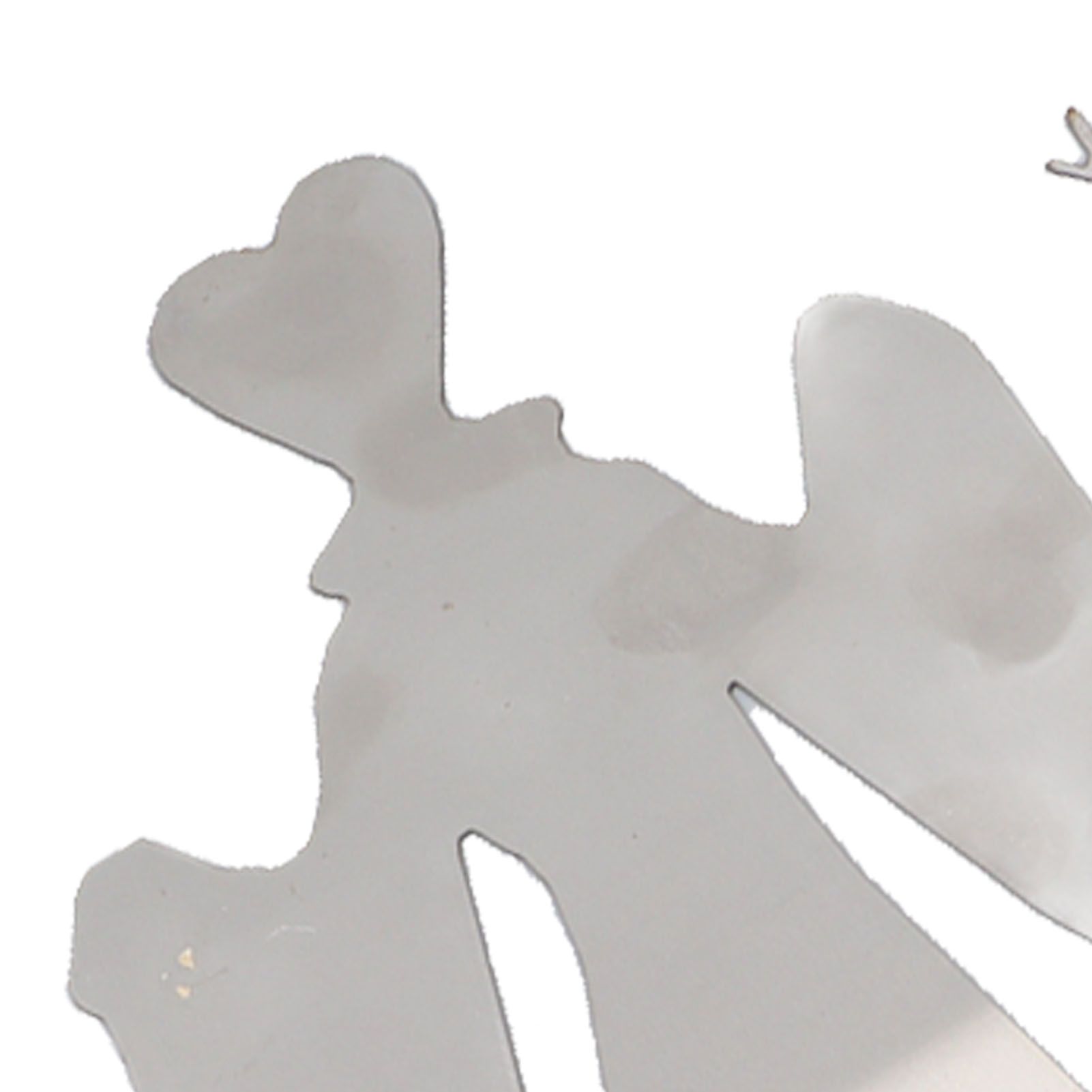 3Pcs Halloween Silhouette Yard Signs Iron Metal Witch Halloween Decorations view 14