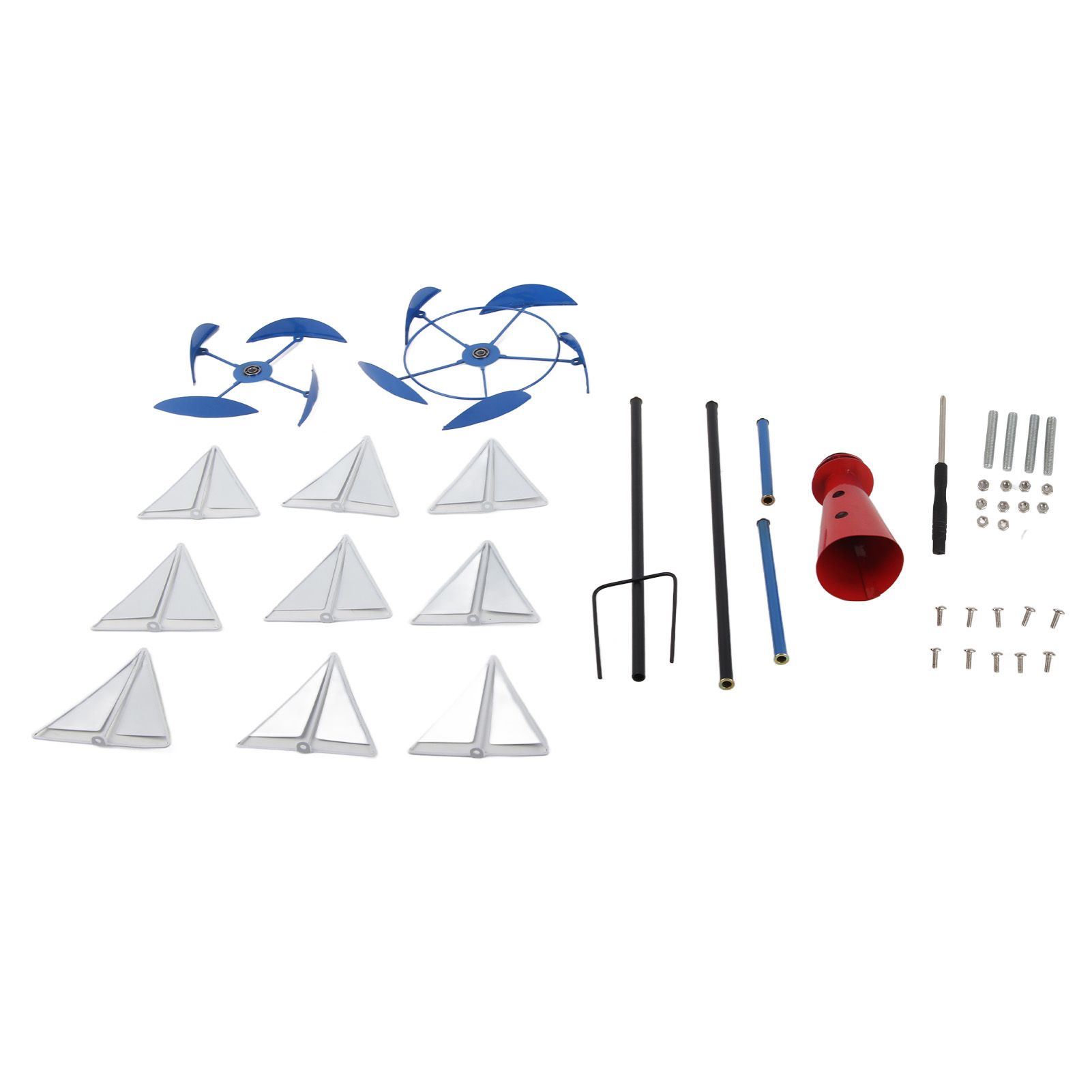 Sailboat Windmills Metal Bright Colors Lighthouse Sailboat Decoration Art Wind — image 1