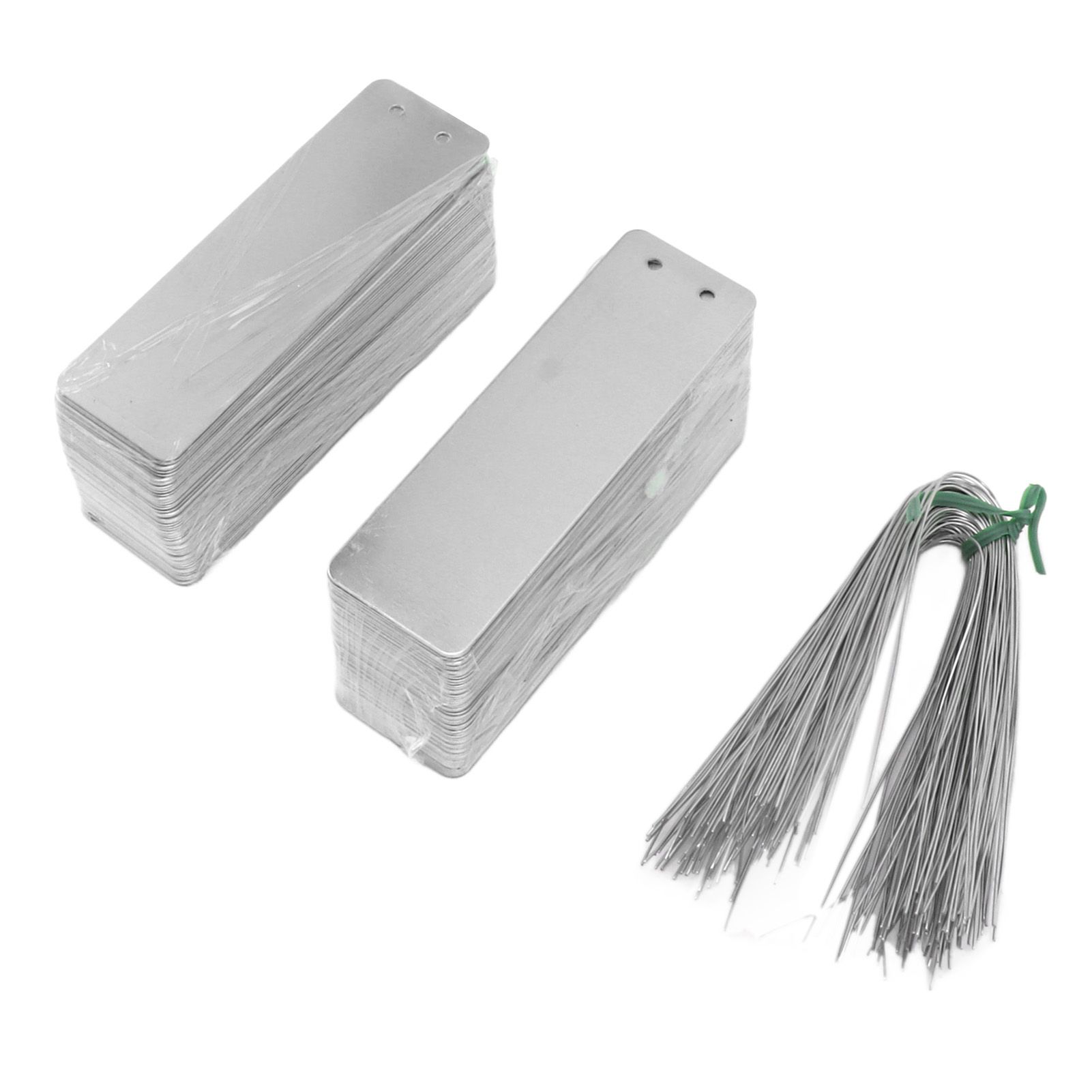 100pcs Double Sided Write On Metal Labels for Outdoor Gardening High — image 1