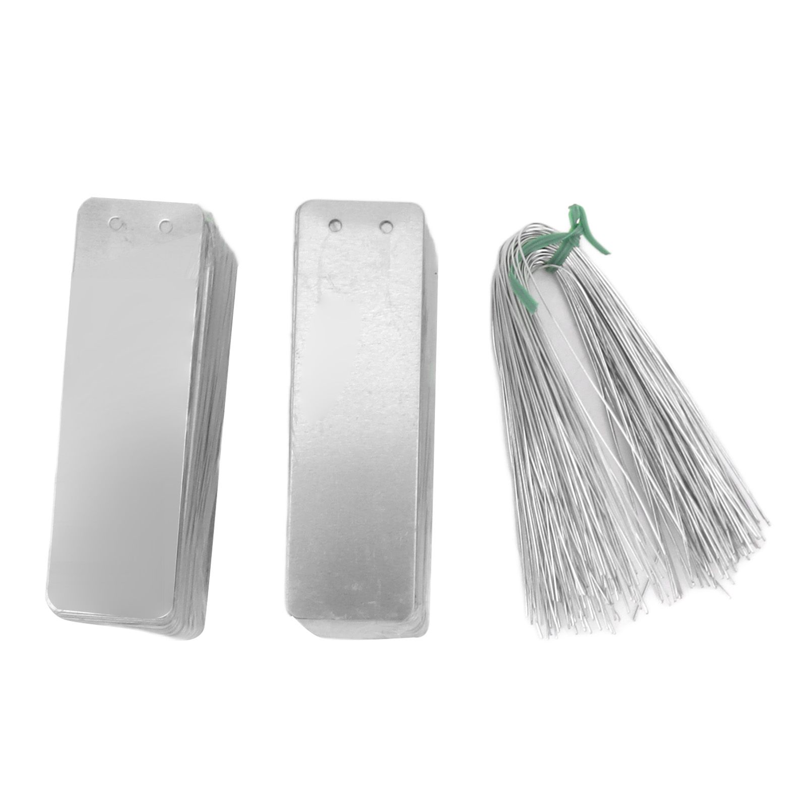 100pcs Double Sided Write On Metal Labels for Outdoor Gardening High view 2
