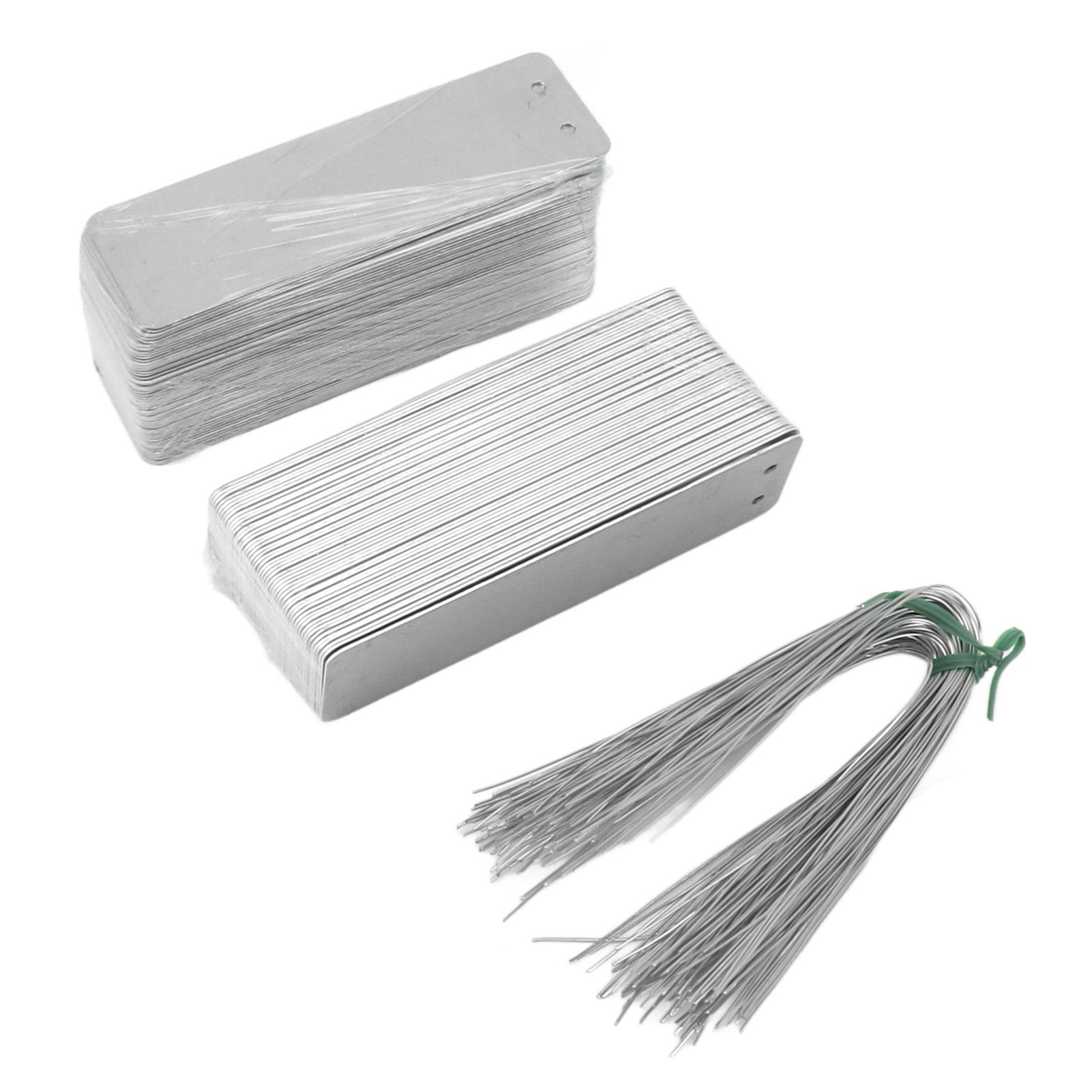 100pcs Double Sided Write On Metal Labels for Outdoor Gardening High view 3
