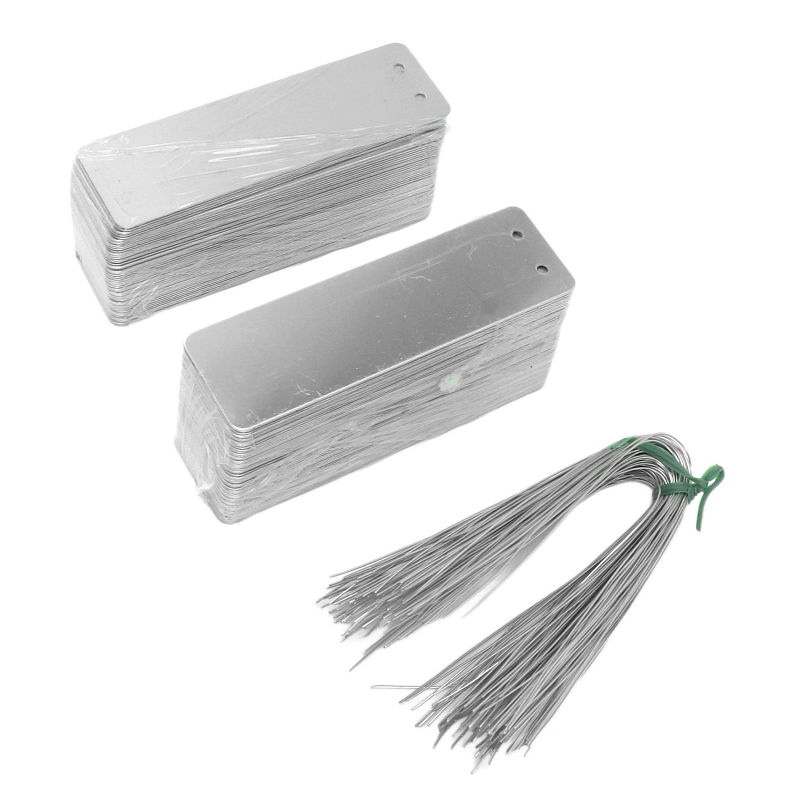 100pcs Double Sided Write On Metal Labels for Outdoor Gardening High view 5