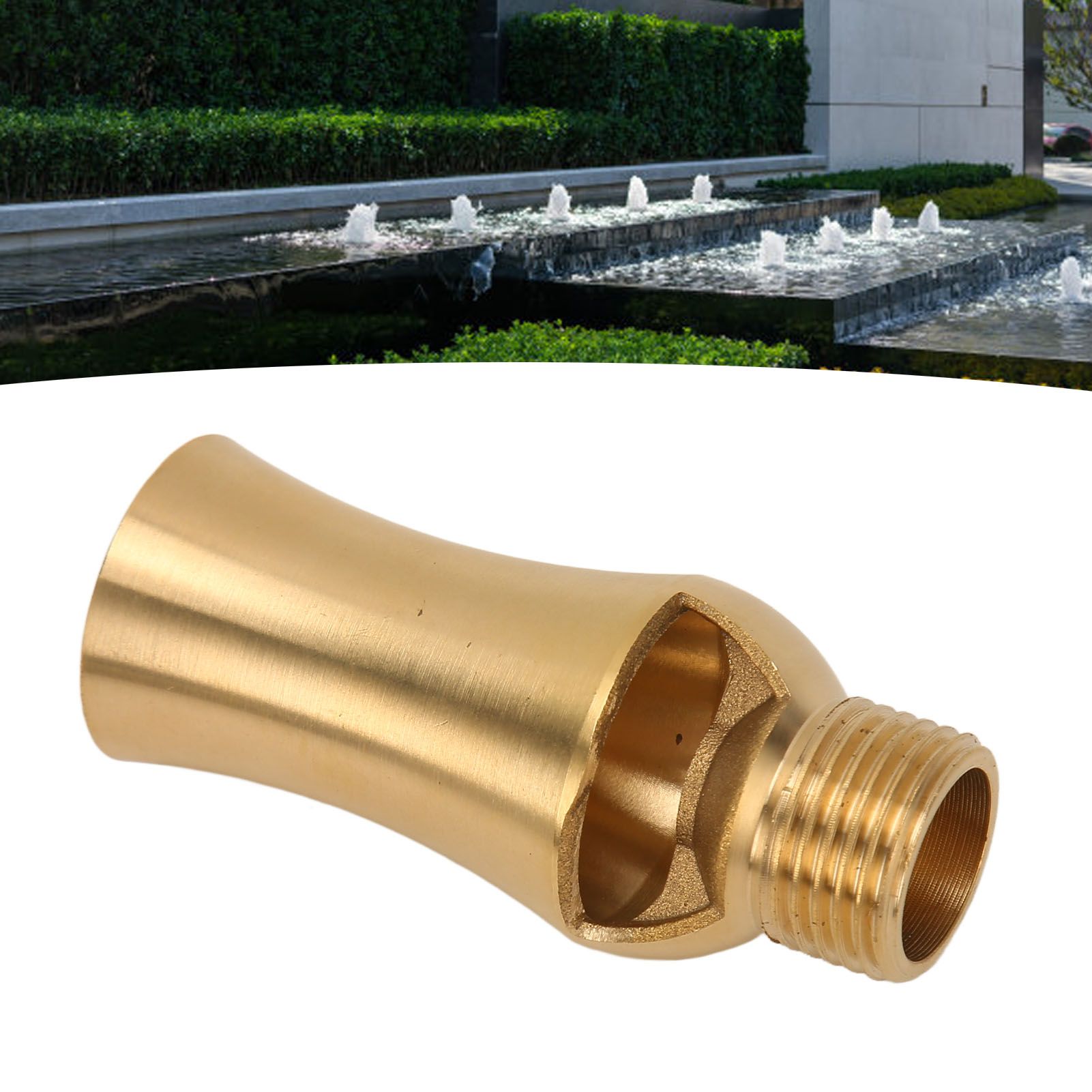 Pond Sprinkler Water Fountain Nozzle Copper Ice Tower Cascade Cedar Spray Head view 11