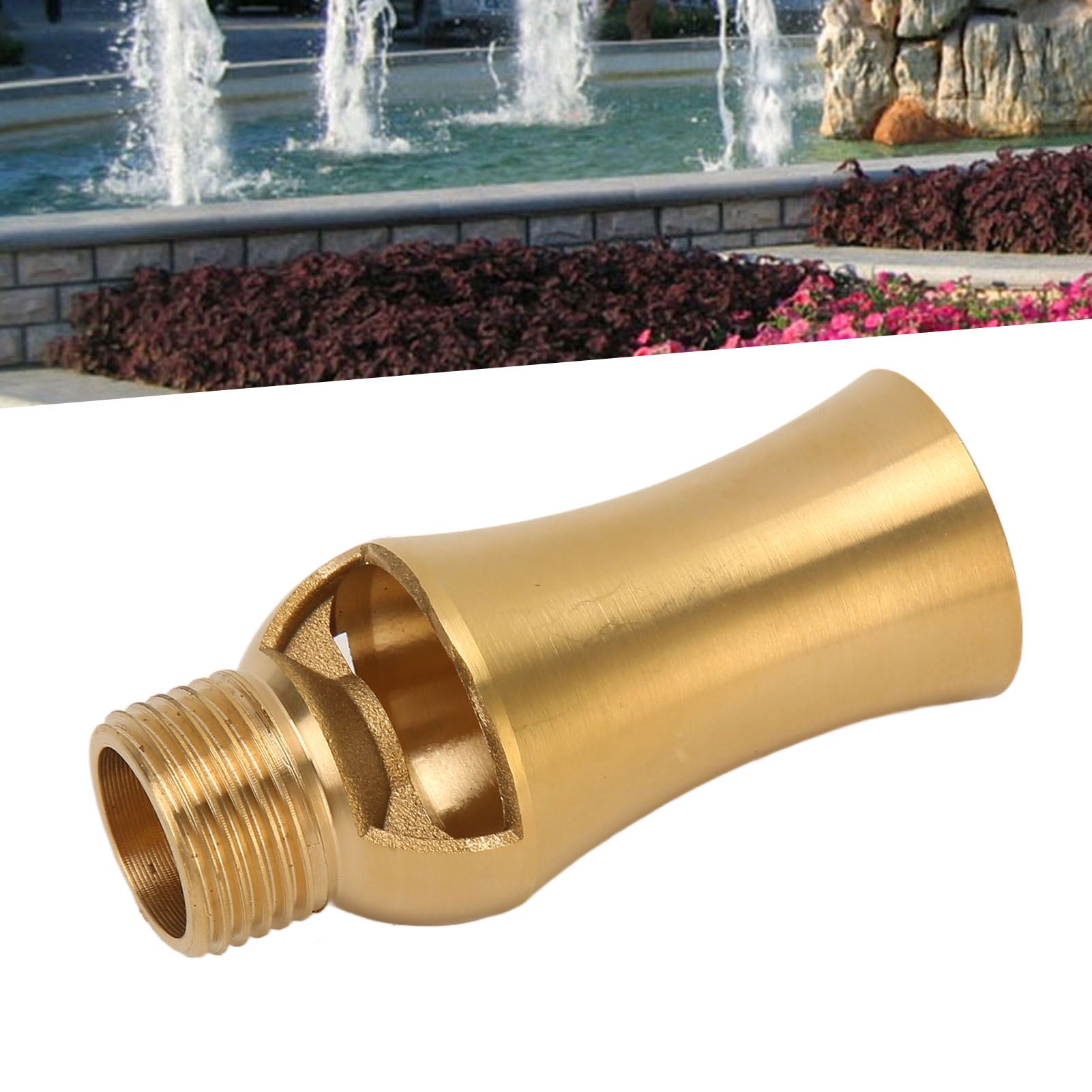 Pond Sprinkler Water Fountain Nozzle Copper Ice Tower Cascade Cedar Spray Head view 12