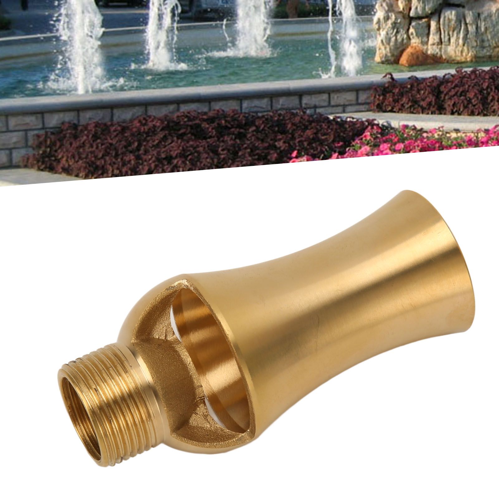 Pond Sprinkler Water Fountain Nozzle Copper Ice Tower Cascade Cedar Spray Head view 11