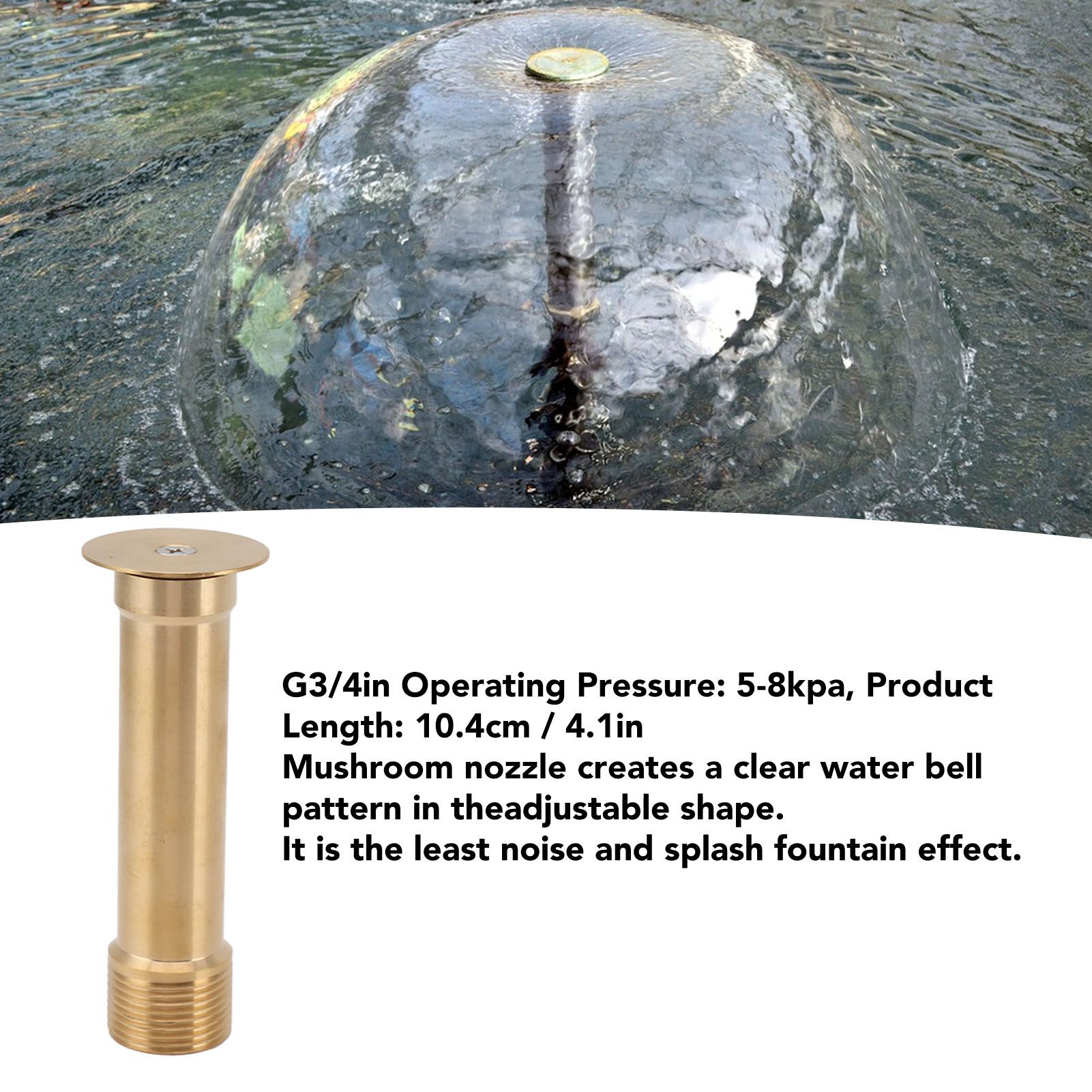 Adjustable Mushroom Fountain Nozzle with Dynamic Landscape Effects Fountain view 13