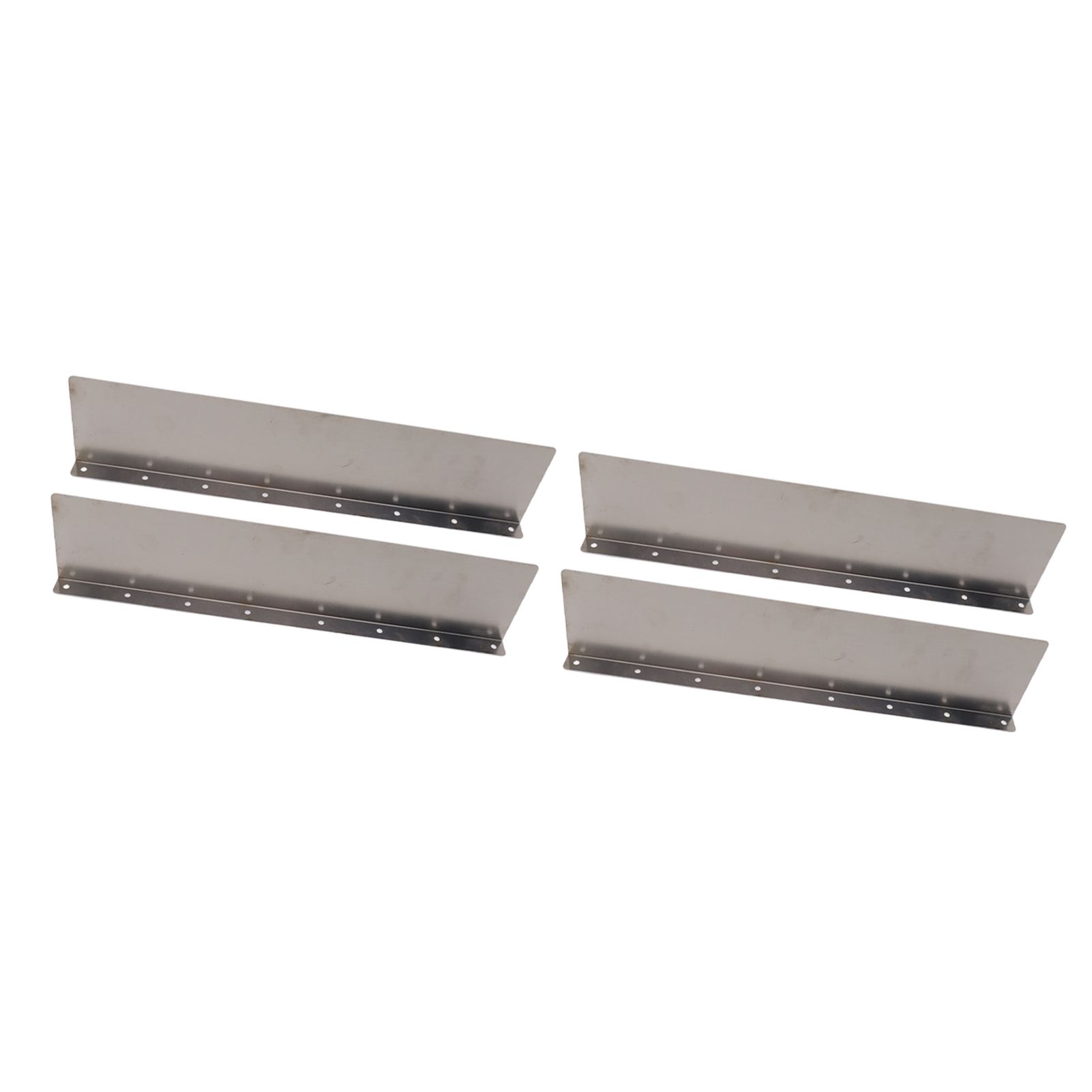 4 Pack Rainwater Valley Gutter Aluminium Rainwater Diverter Splashing Guard view 4
