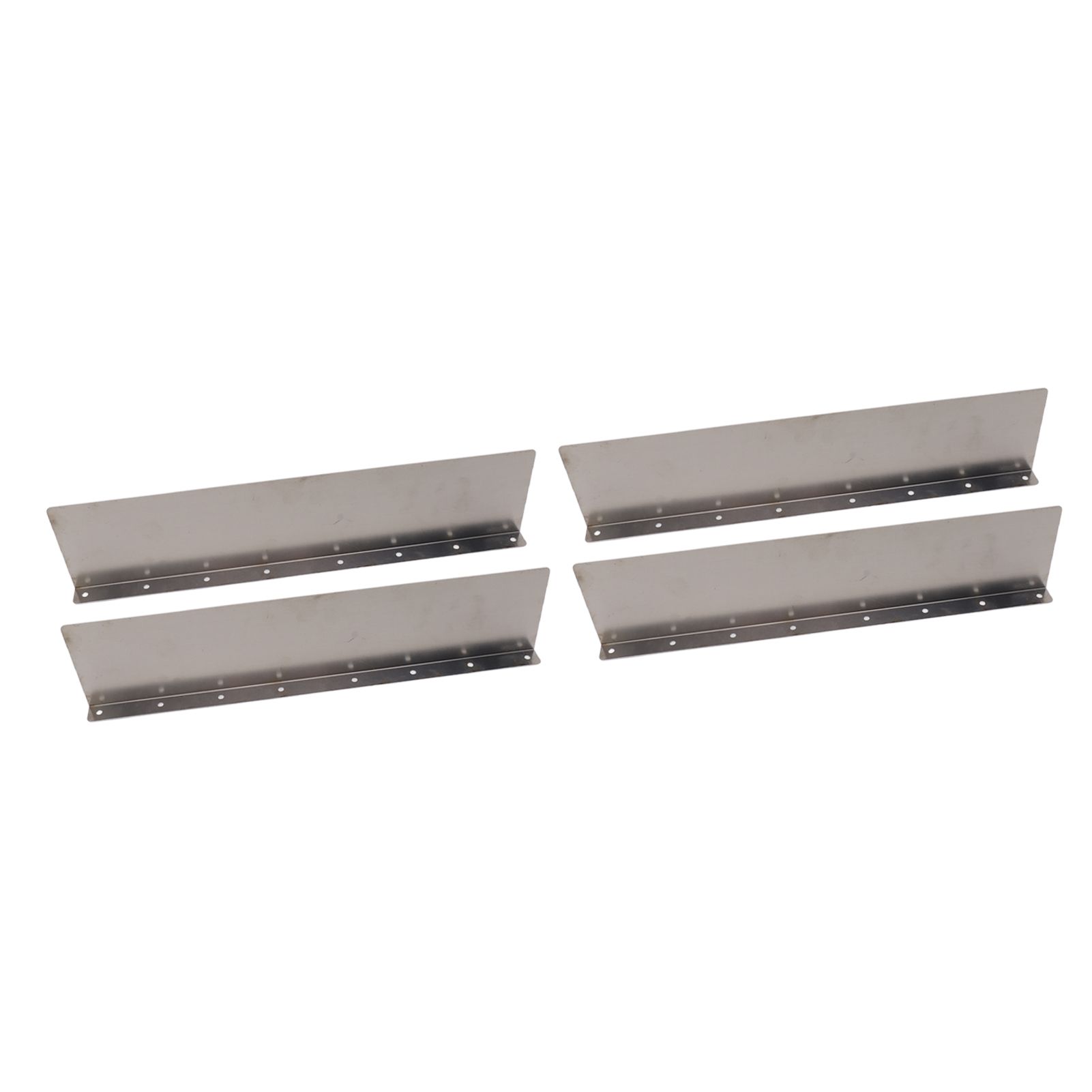 4 Pack Rainwater Valley Gutter Aluminium Rainwater Diverter Splashing Guard view 5